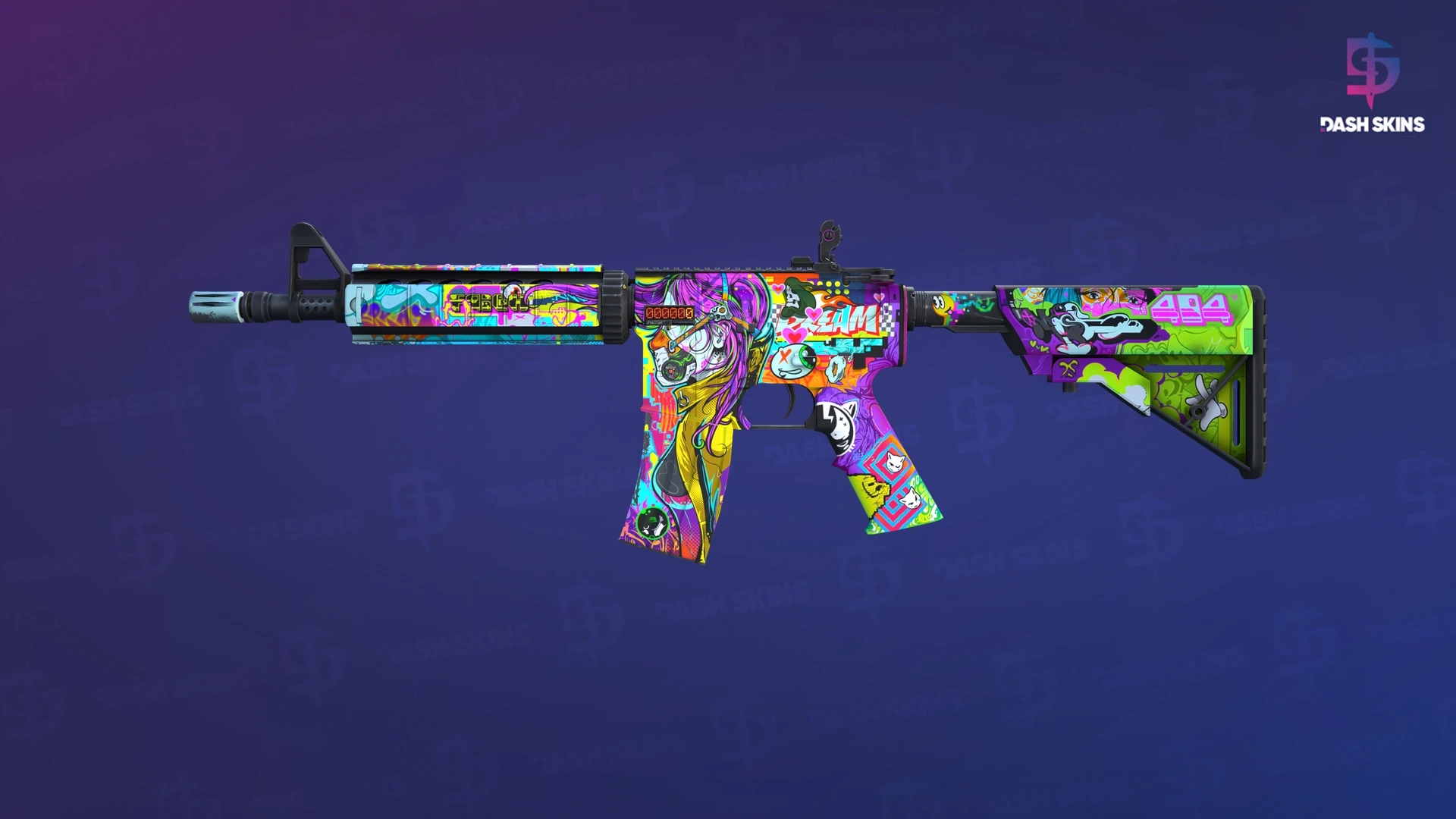 StatTrak™ M4A4 | In Living Color (Factory New) Screenshot Playside