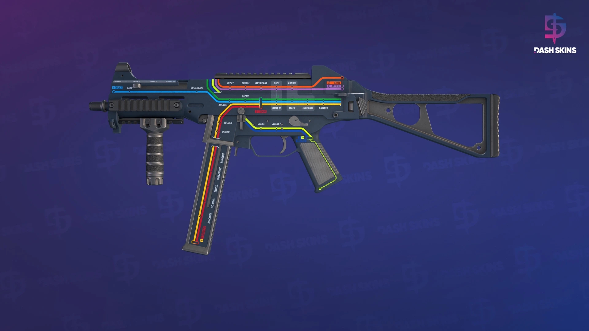 UMP-45 | Late Night Transit (Field-Tested) Screenshot Playside