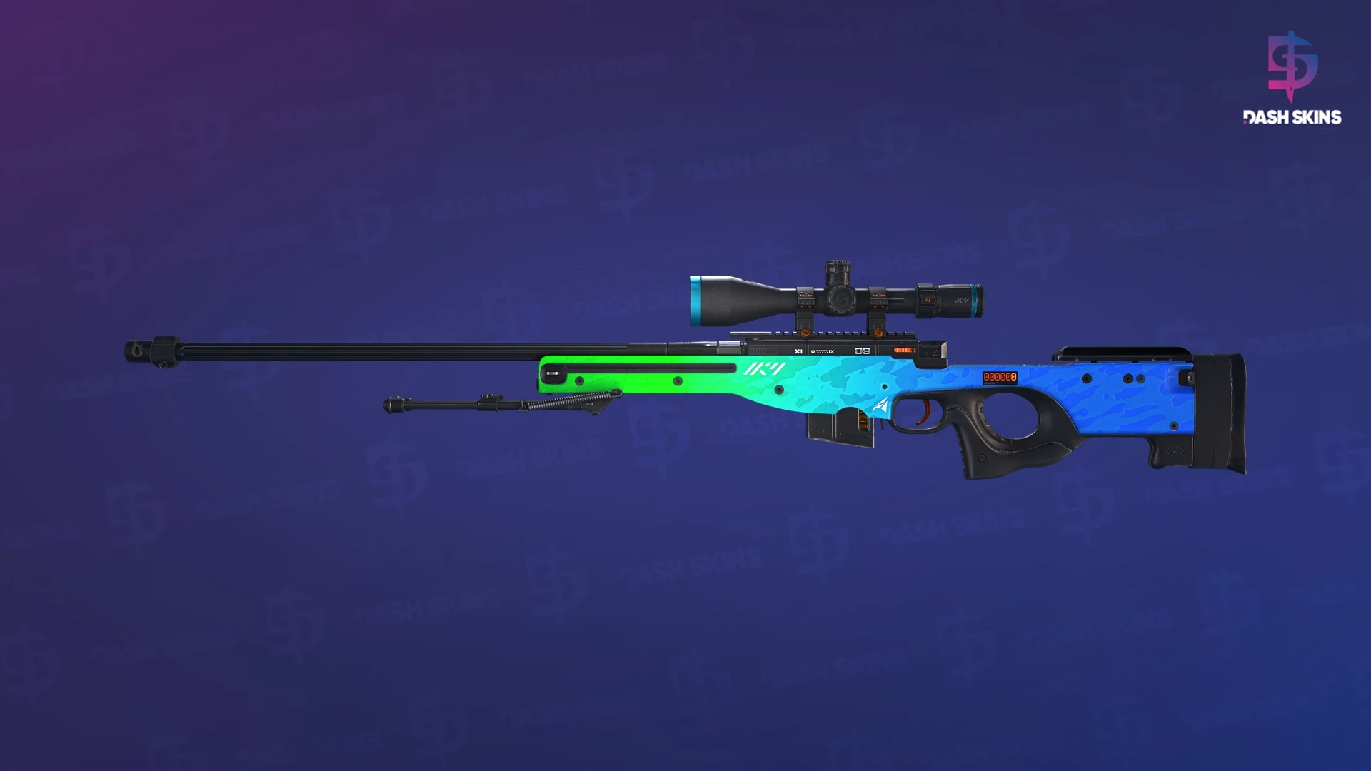 StatTrak™ AWP | Ice Coaled (Minimal Wear) Screenshot Playside