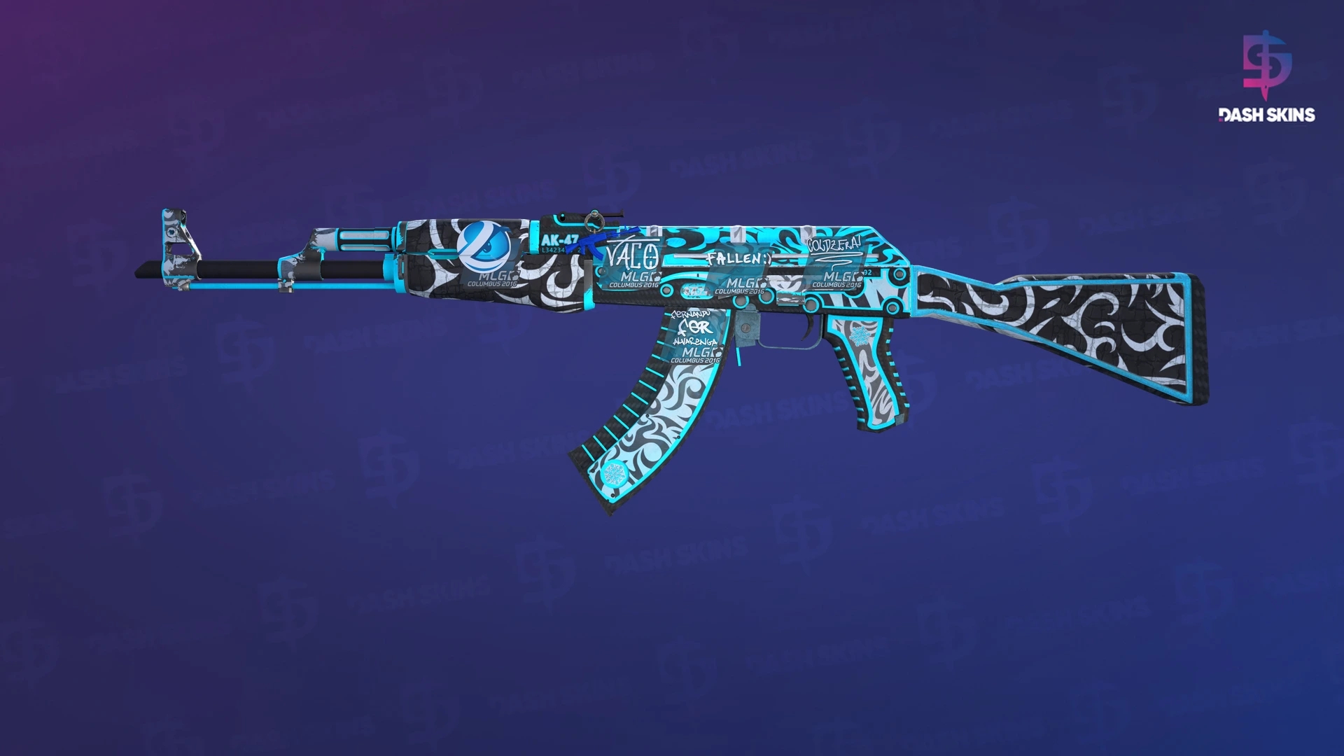 AK-47 | Frontside Misty (Field-Tested) Screenshot Playside