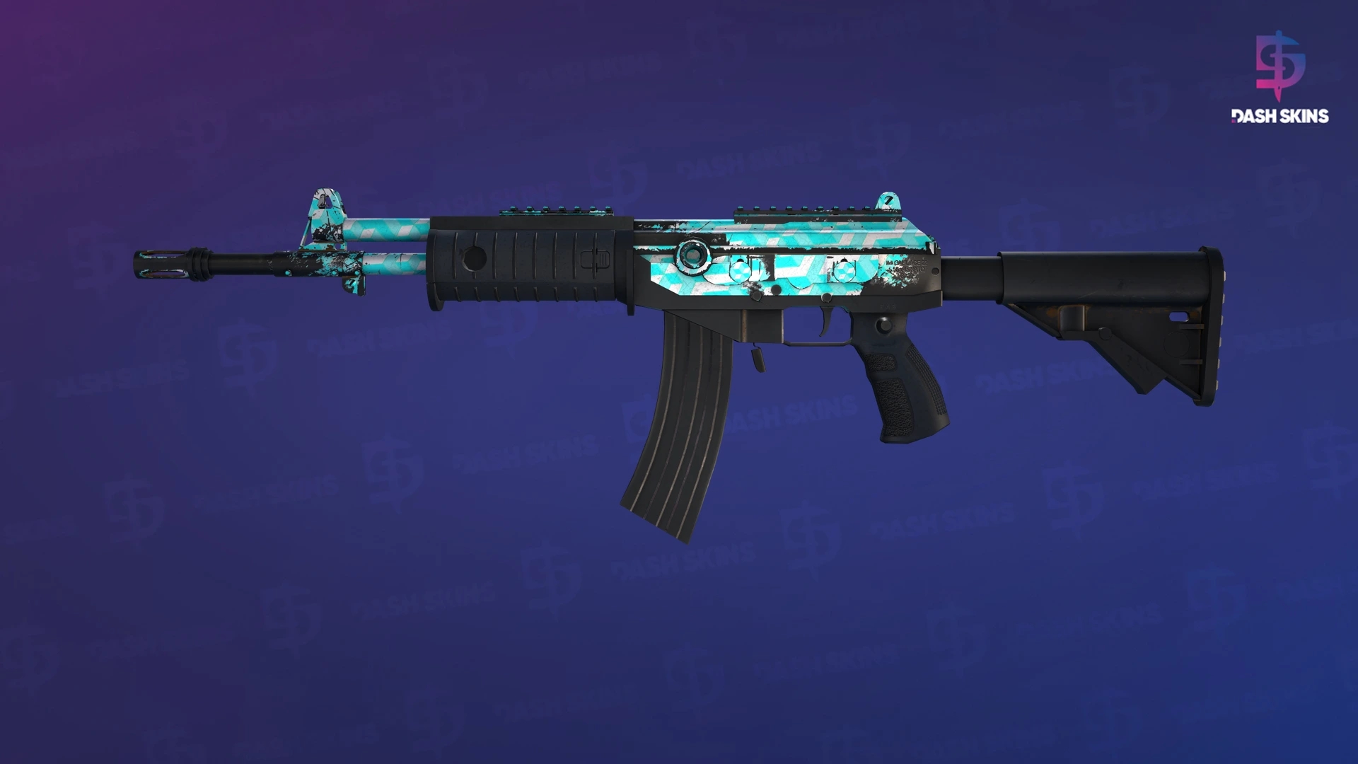 Galil AR | Aqua Terrace (Field-Tested) Screenshot Playside