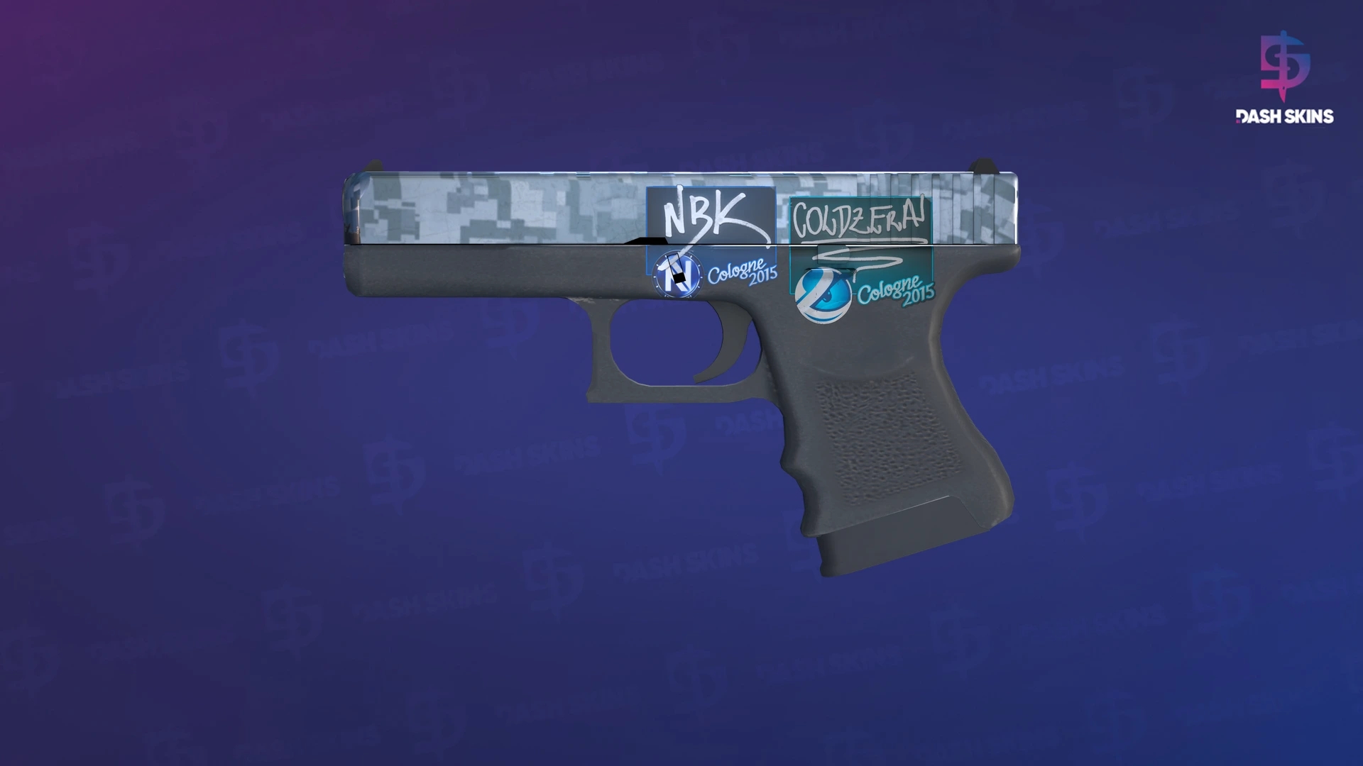 Glock-18 | Steel Disruption (Minimal Wear) Screenshot Playside