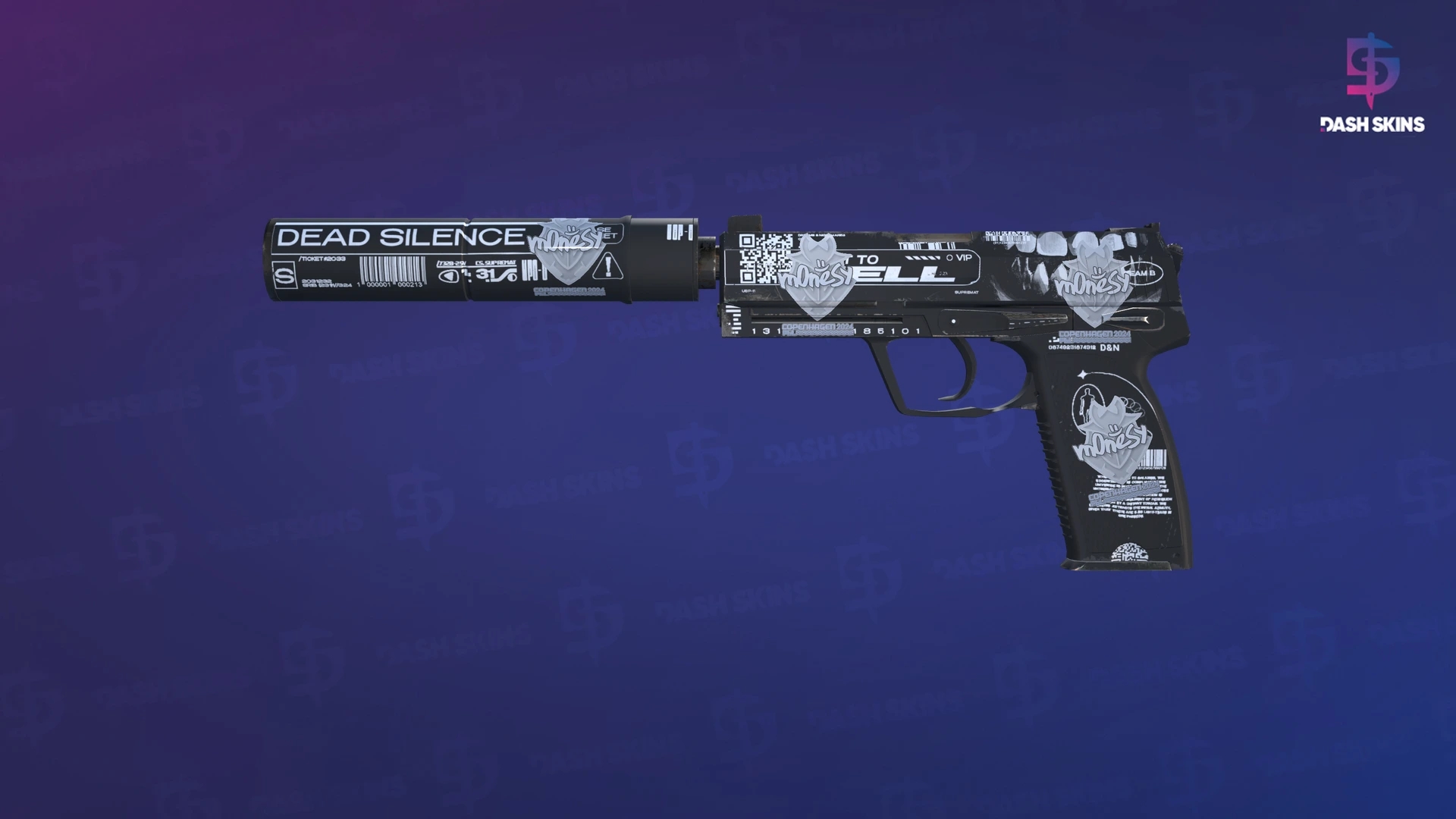 USP-S | Ticket to Hell (Minimal Wear) Screenshot Playside