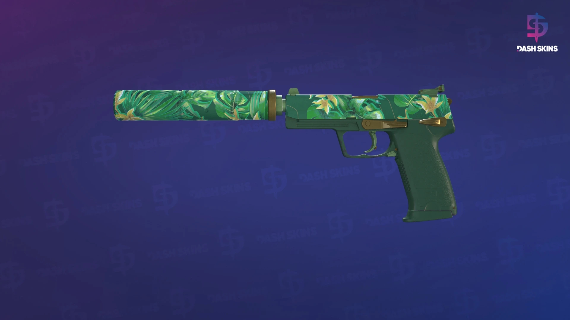 USP-S | Tropical Breeze (Minimal Wear) Screenshot Playside