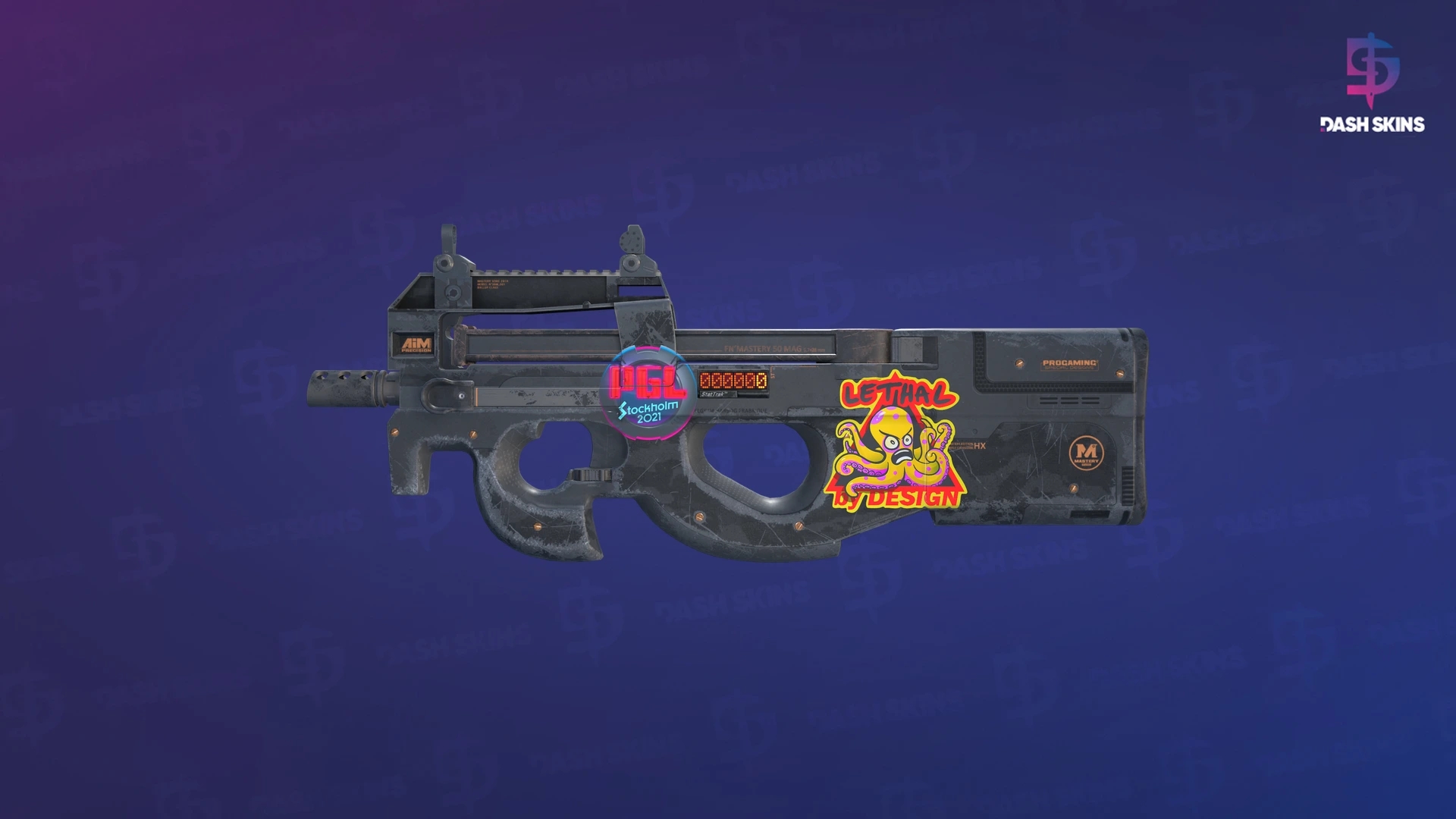 StatTrak™ P90 | Elite Build (Well-Worn) Screenshot Playside