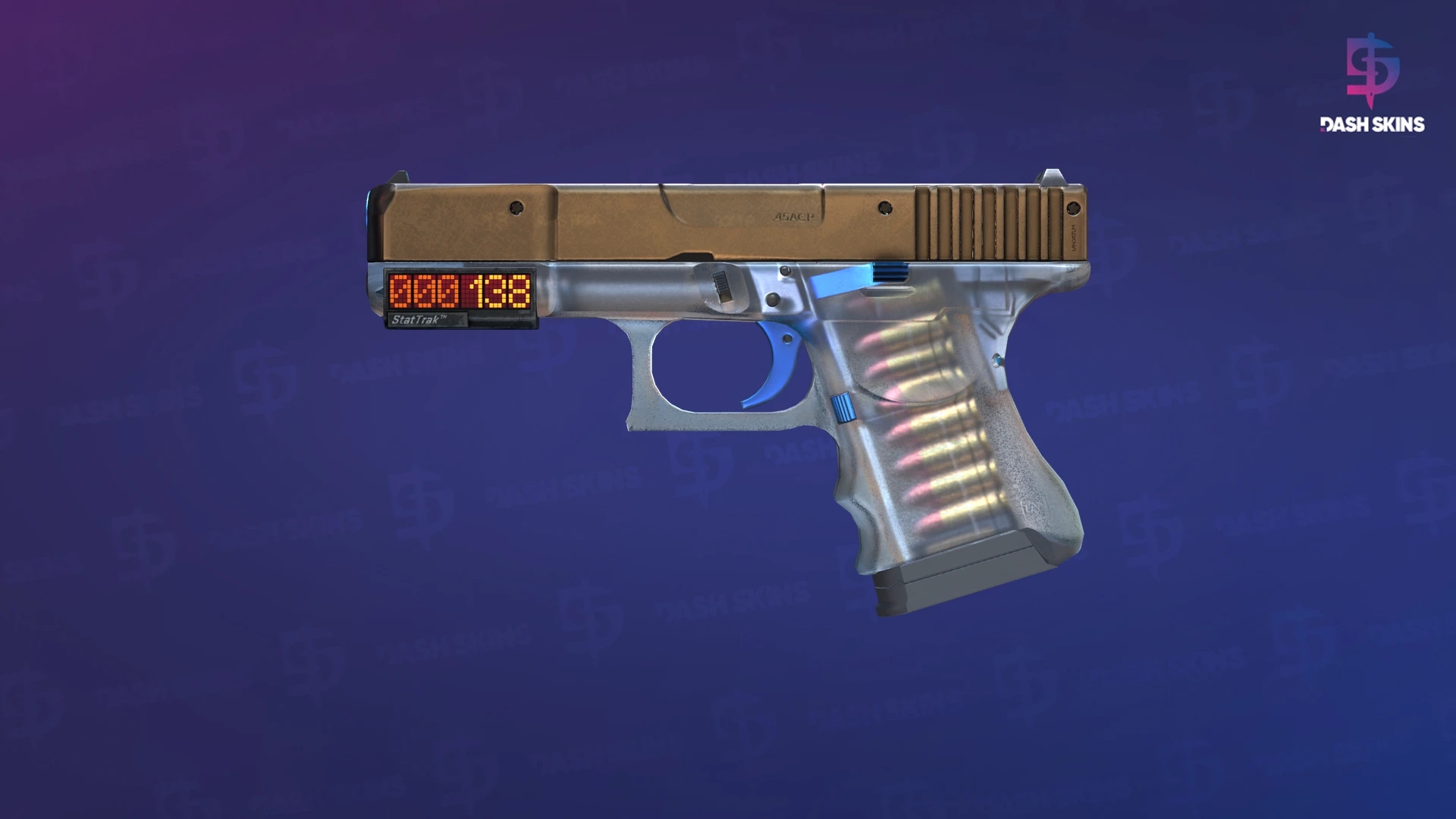 StatTrak™ Glock-18 | Clear Polymer (Minimal Wear) Screenshot Playside