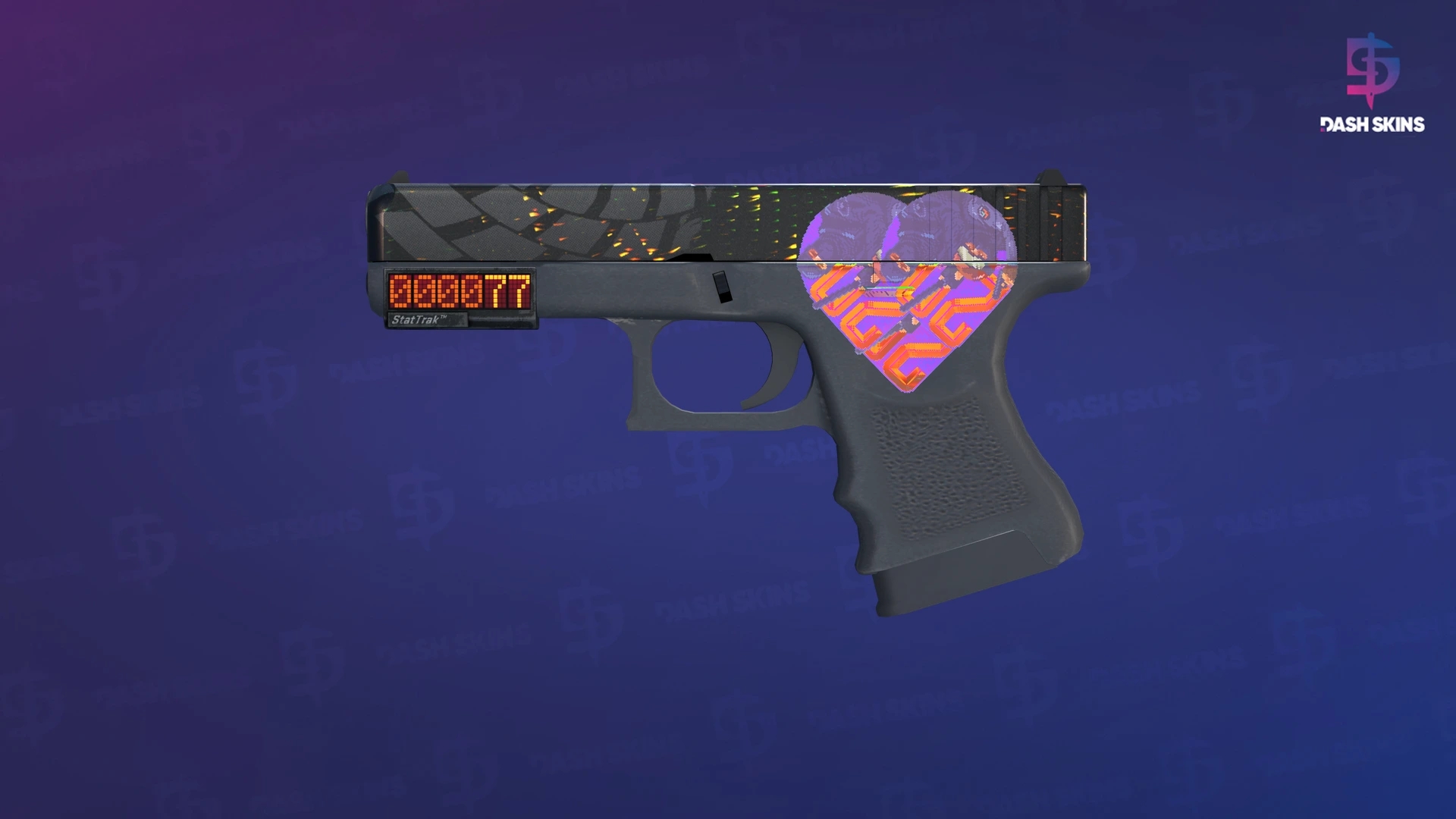 StatTrak™ Glock-18 | Grinder (Minimal Wear) Screenshot Playside