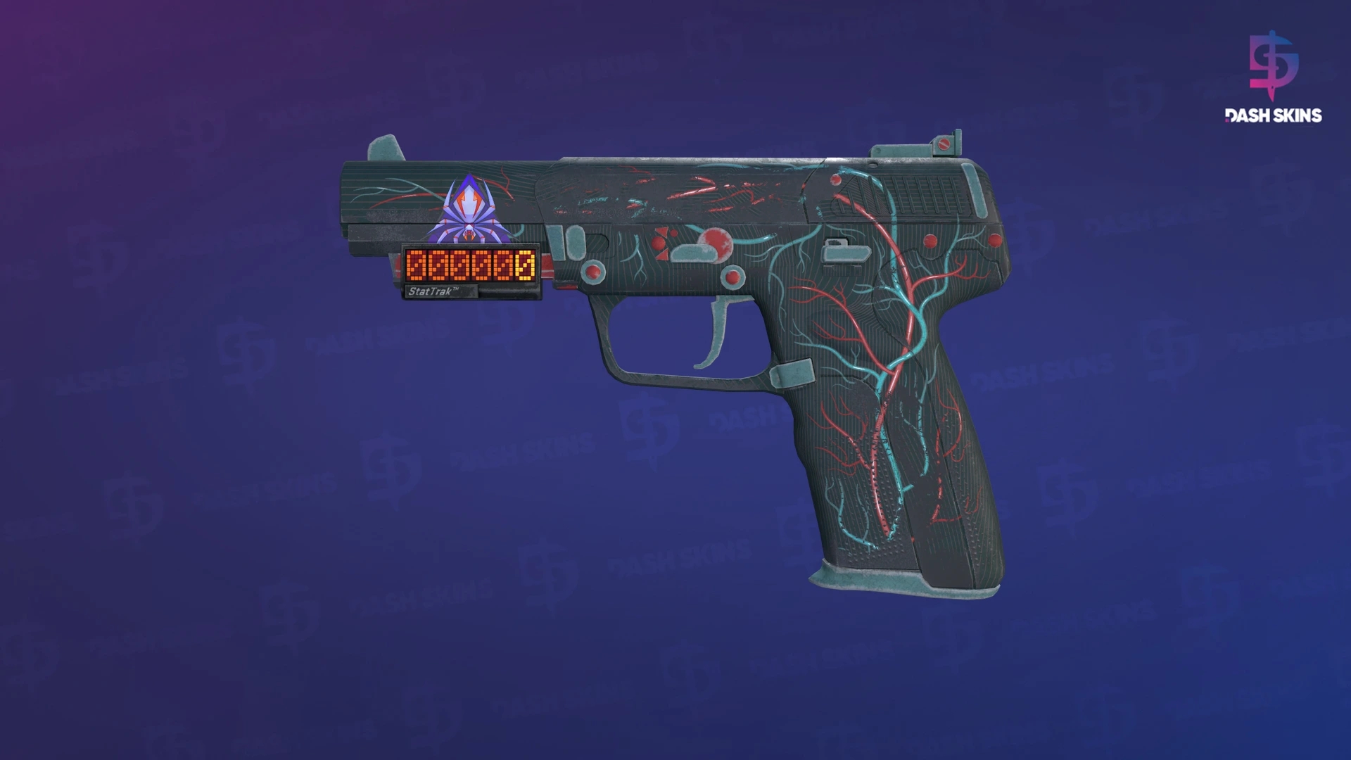 StatTrak™ Five-SeveN | Capillary (Battle-Scarred) Screenshot Playside