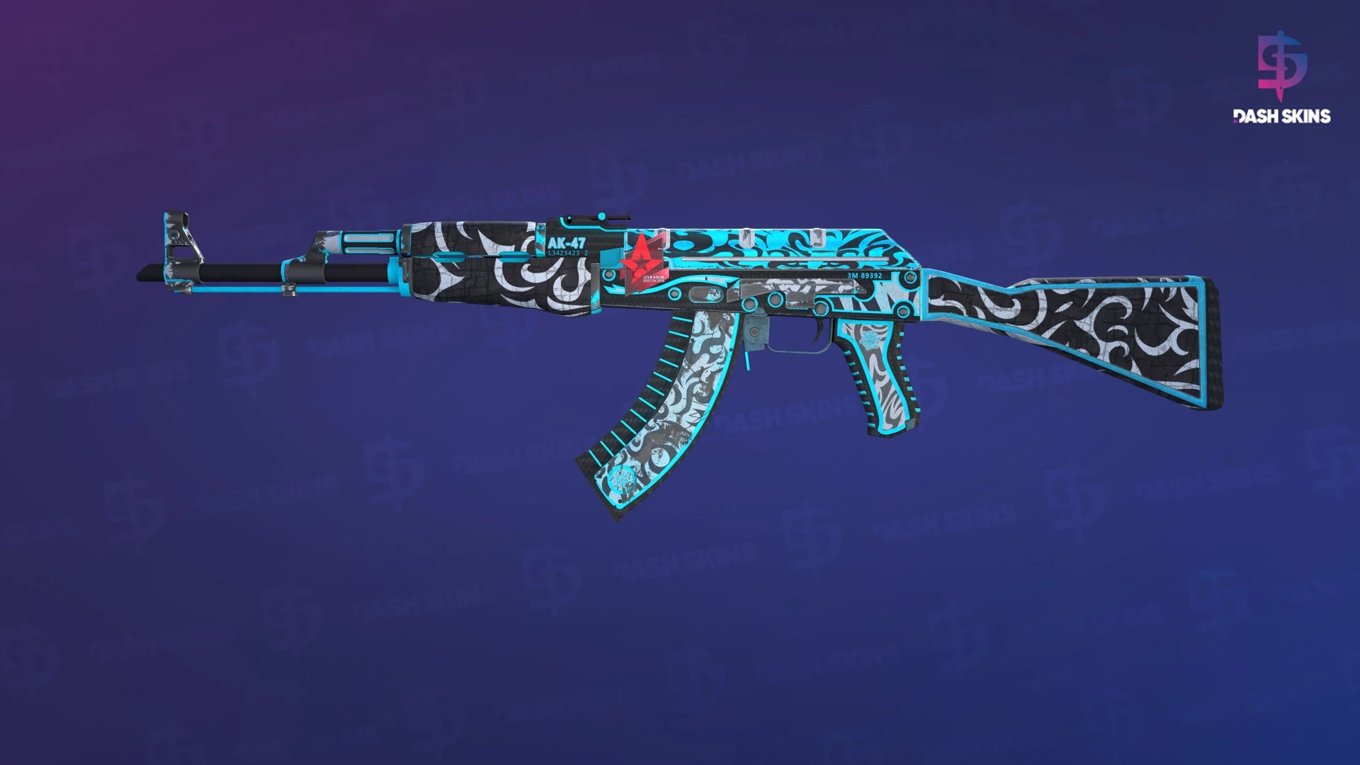 AK-47 | Frontside Misty (Well-Worn) Screenshot Playside