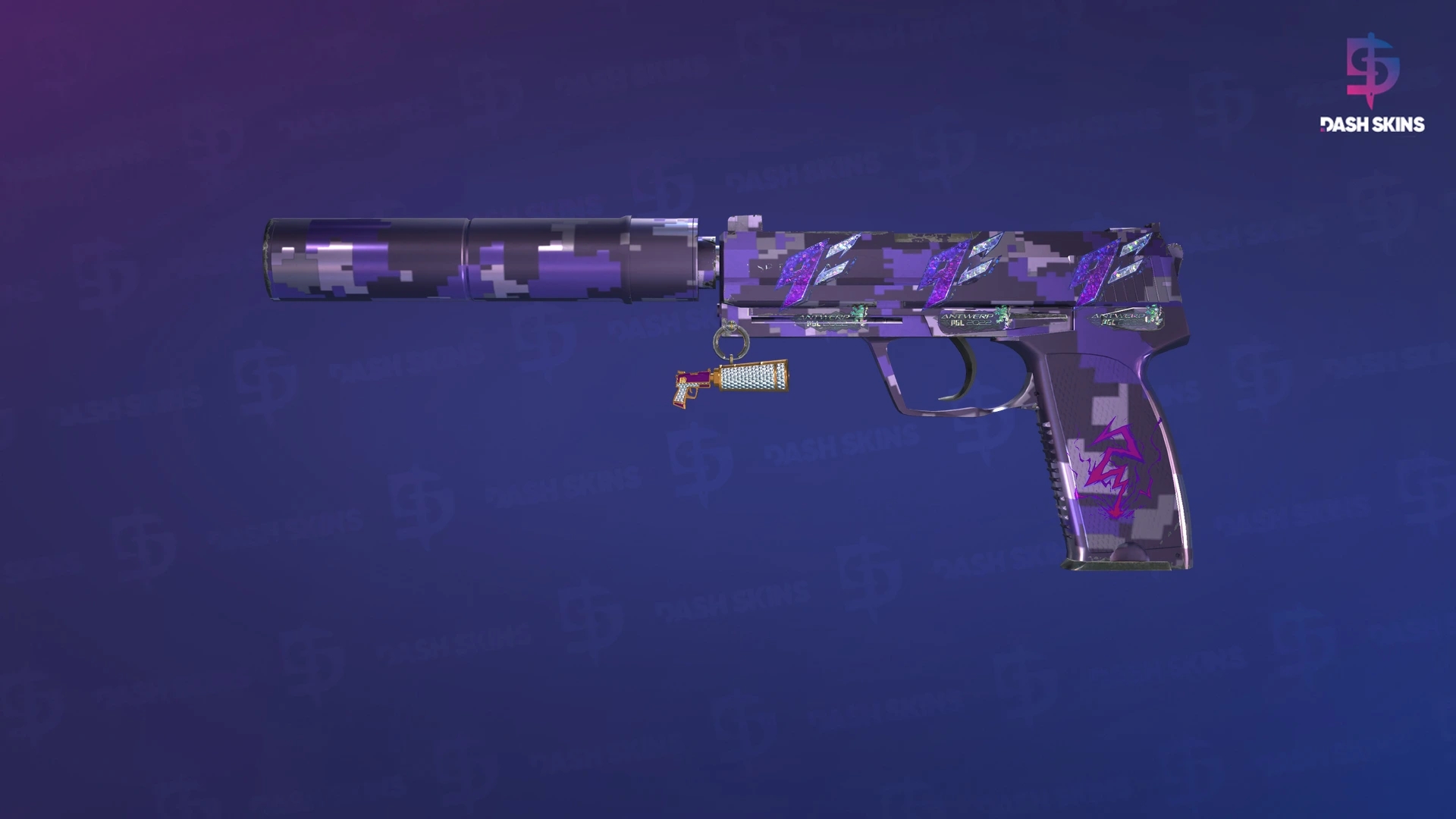 Souvenir USP-S | Purple DDPAT (Factory New) Screenshot Playside
