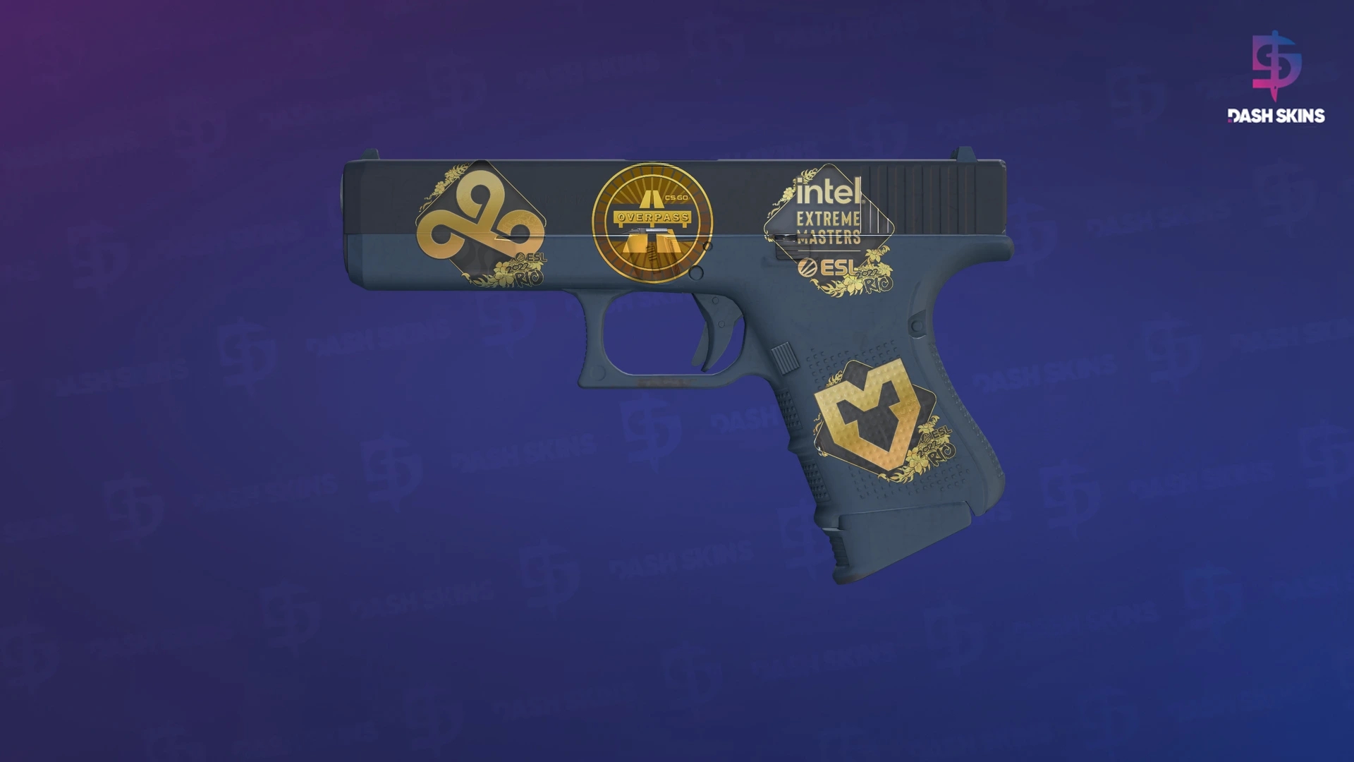Souvenir Glock-18 | Night (Minimal Wear) Screenshot Playside