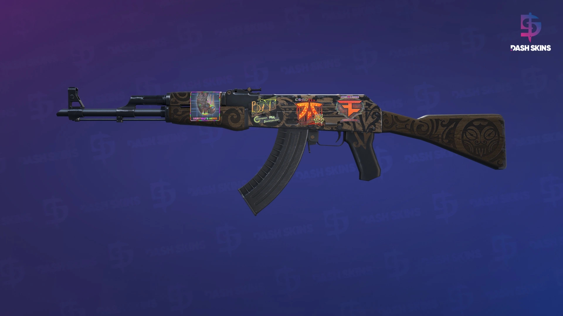 AK-47 | Uncharted (Field-Tested) Screenshot Playside