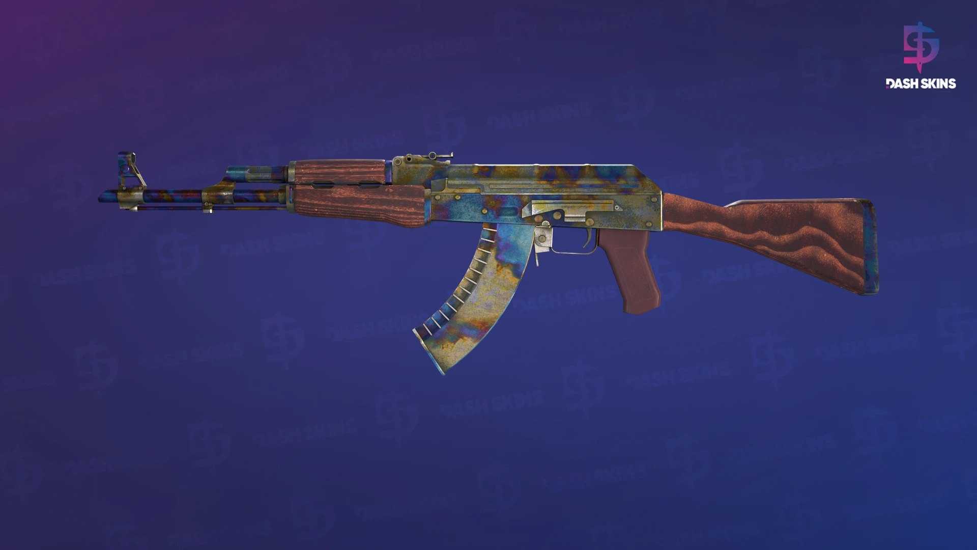 AK-47 | Case Hardened (Battle-Scarred) Screenshot Playside