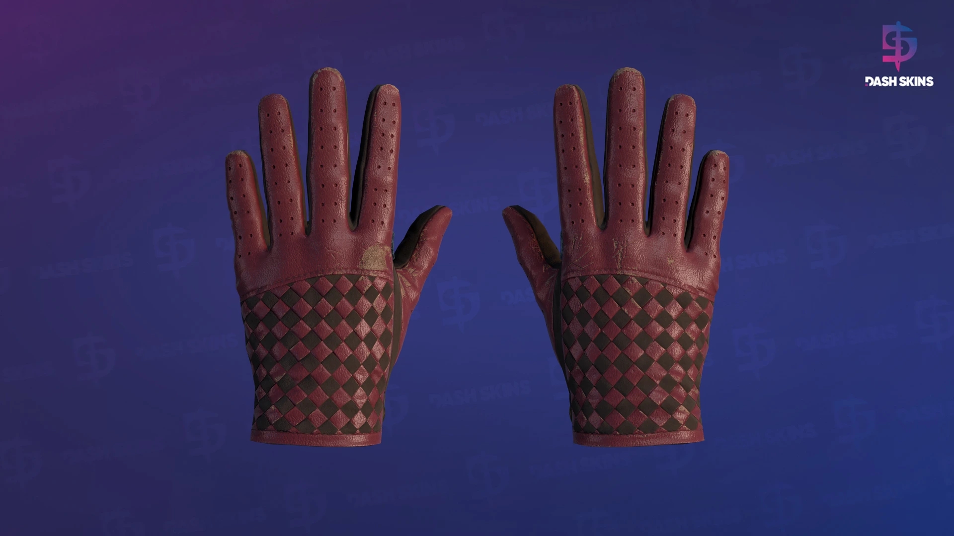 ★ Driver Gloves | Crimson Weave (Well-Worn) Screenshot Playside