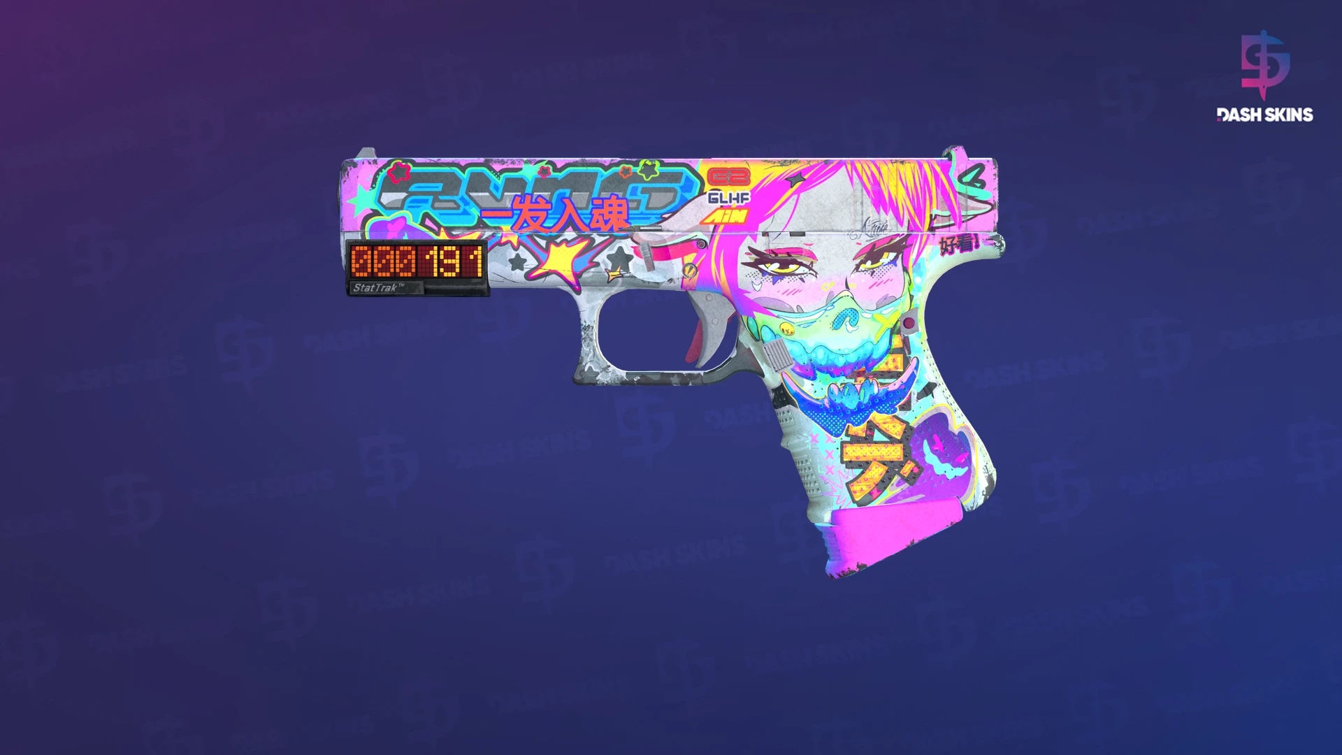 StatTrak™ Glock-18 | Fully Tuned (Well-Worn) Screenshot Playside