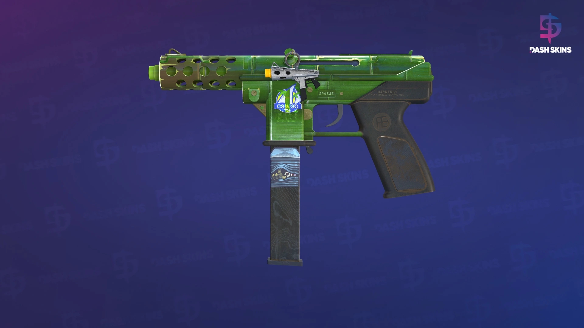 Tec-9 | Bamboozle (Minimal Wear) Screenshot Playside