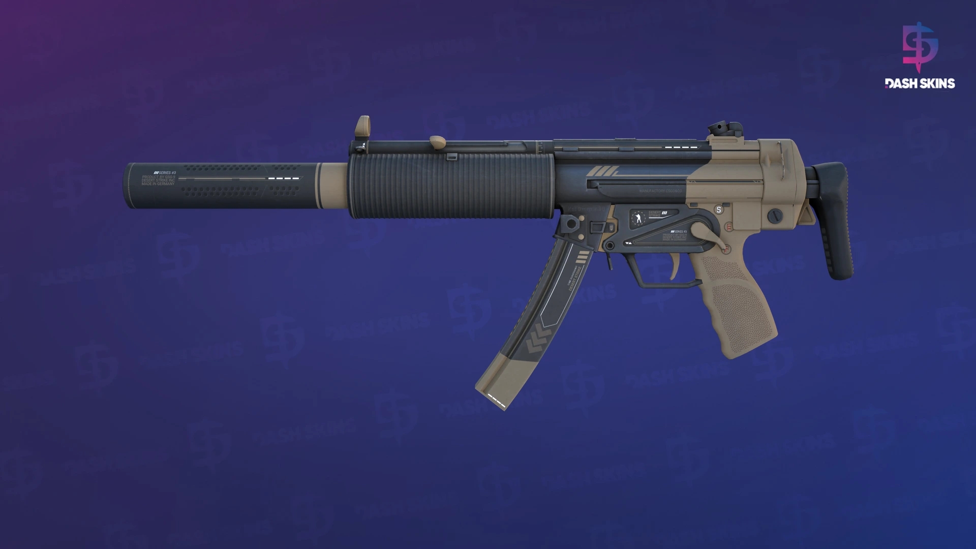 MP5-SD | Desert Strike (Factory New) Screenshot Playside