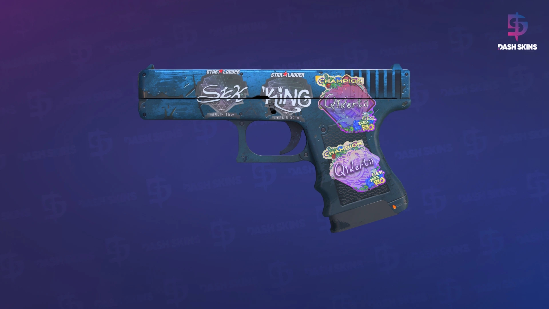 Glock-18 | Off World (Well-Worn) Screenshot Playside