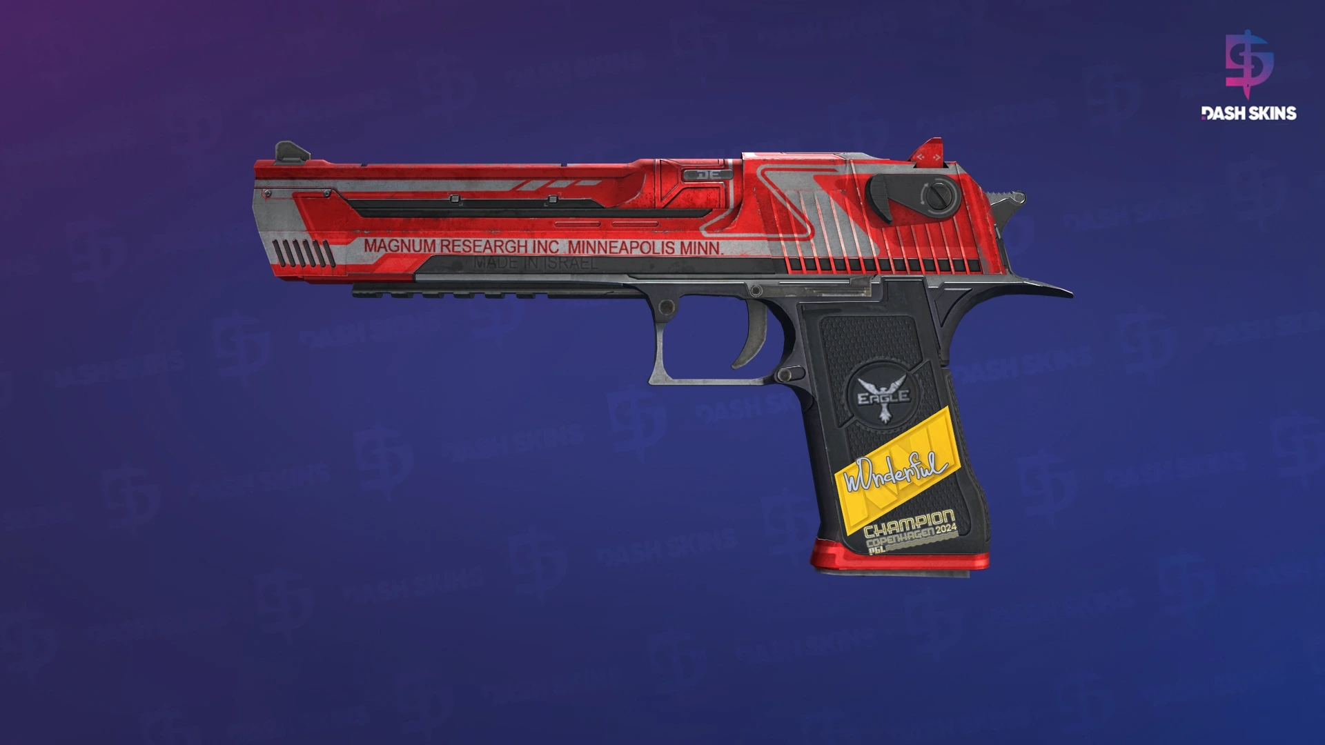 Desert Eagle | Code Red (Well-Worn) Screenshot Playside