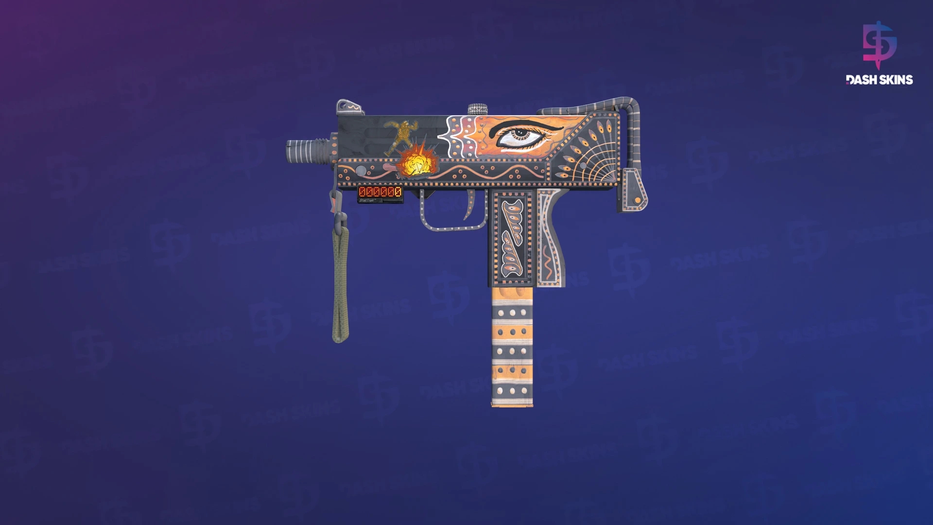 StatTrak™ MAC-10 | Rangeen (Minimal Wear) Screenshot Playside