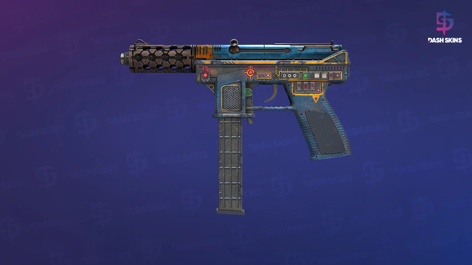 Tec-9 | Remote Control (Battle-Scarred) Screenshot Playside