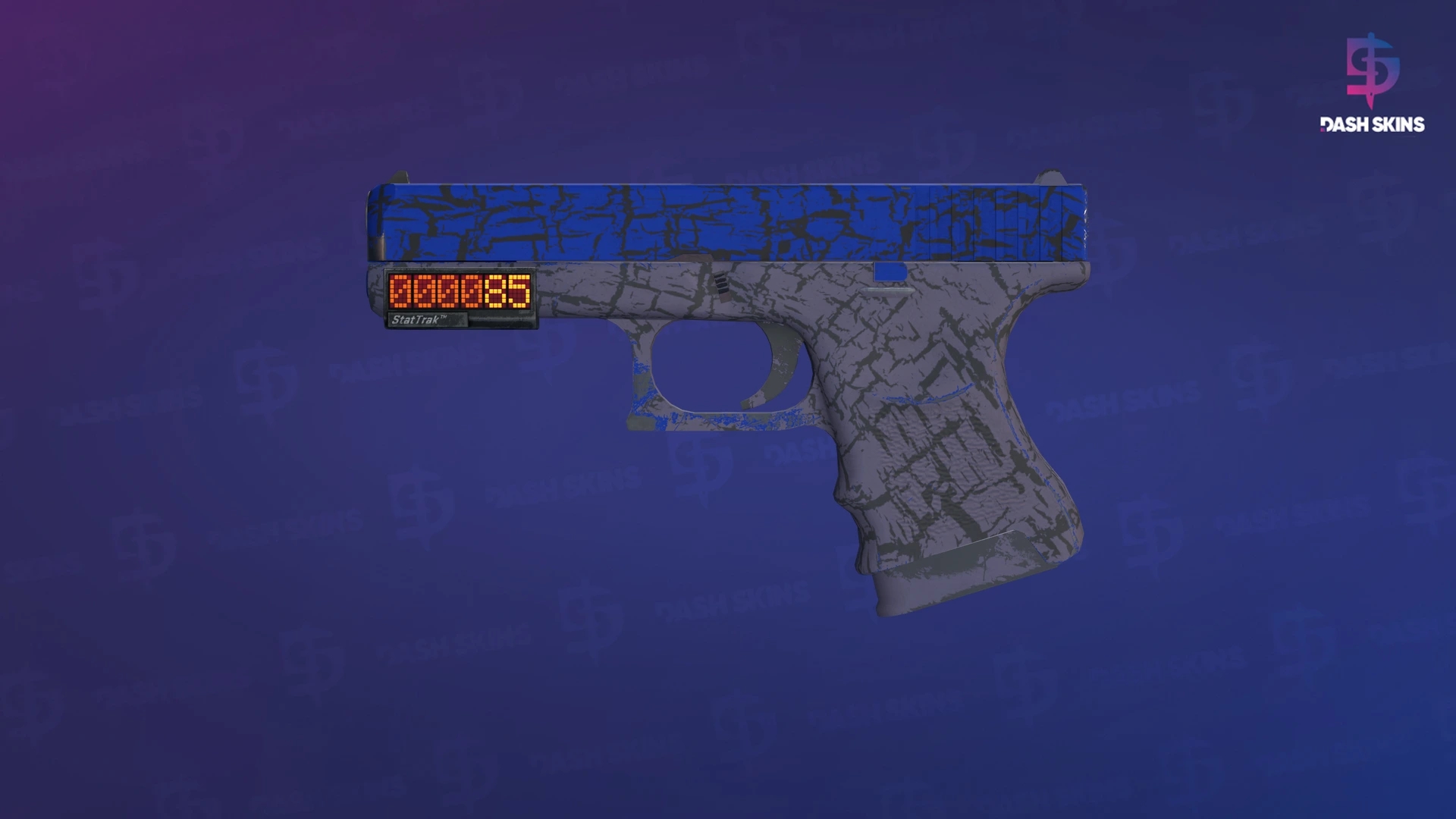 StatTrak™ Glock-18 | Blue Fissure (Field-Tested) Screenshot Playside