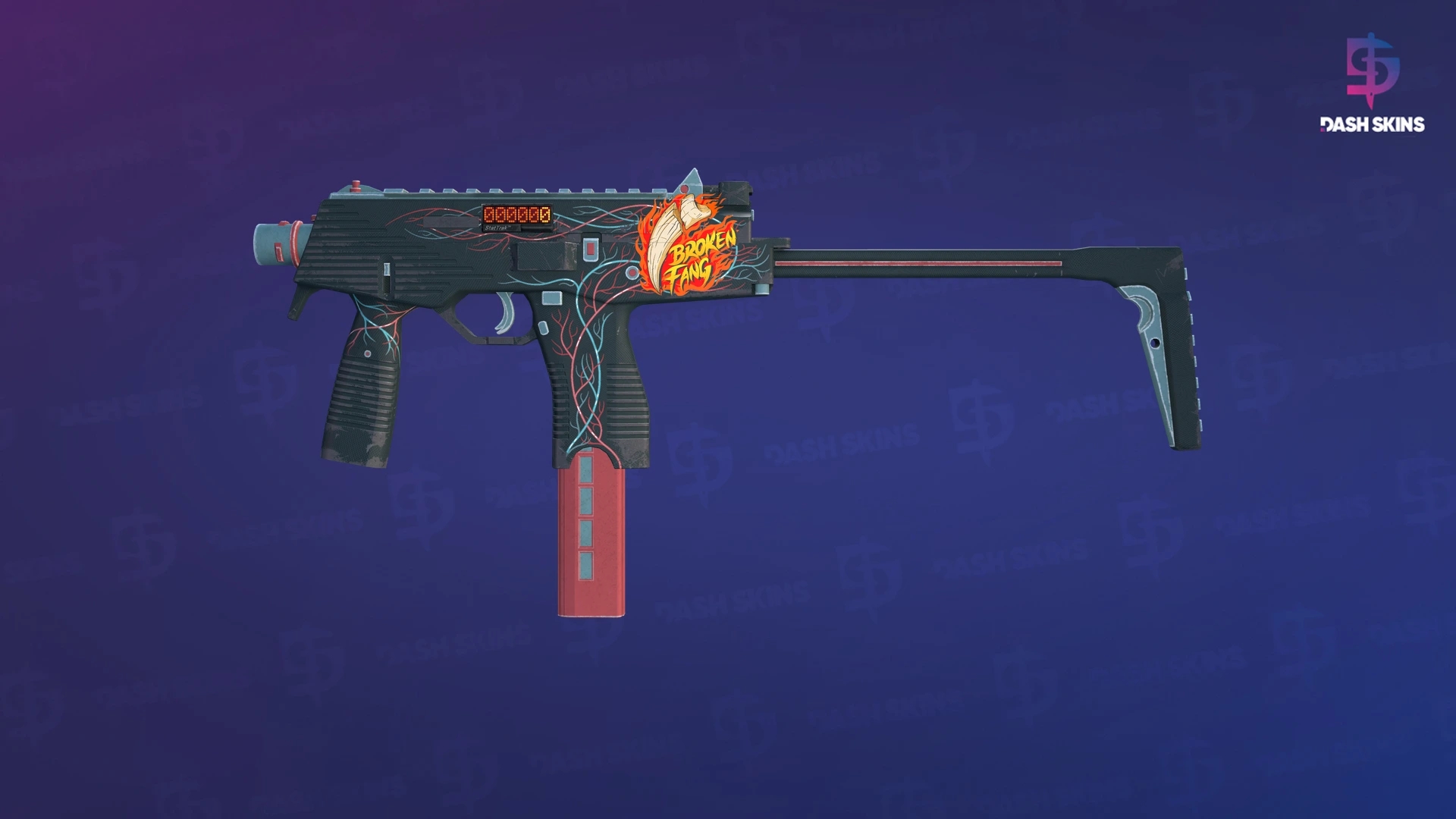 StatTrak™ MP9 | Capillary (Field-Tested) Screenshot Playside