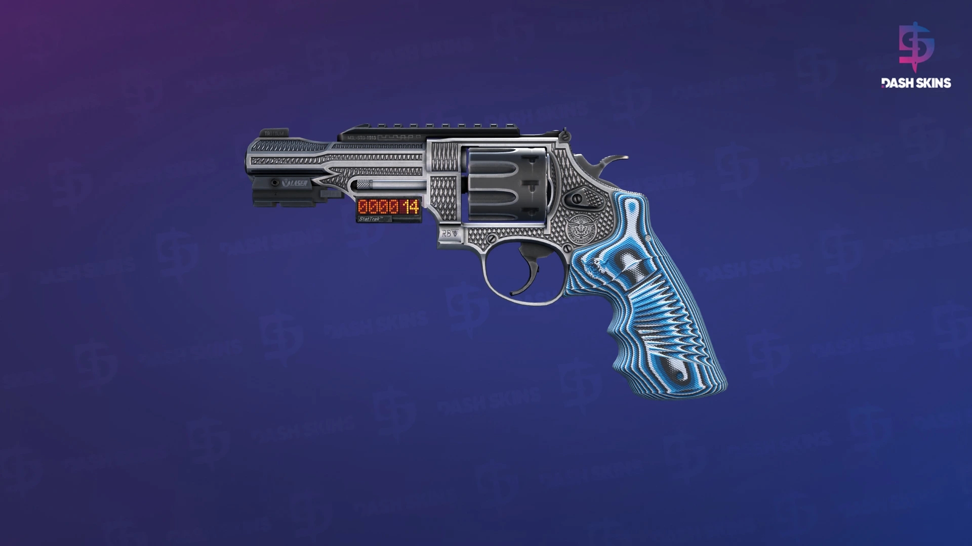 StatTrak™ R8 Revolver | Grip (Minimal Wear) Screenshot Playside