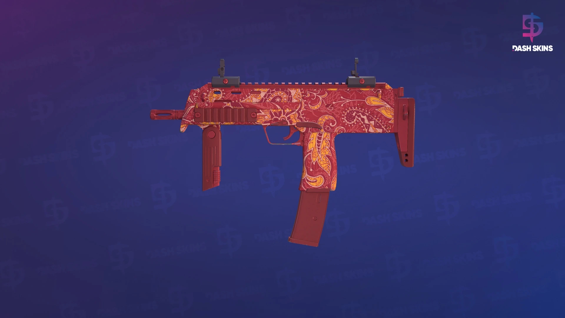 MP7 | Coral Paisley (Factory New) Screenshot Playside