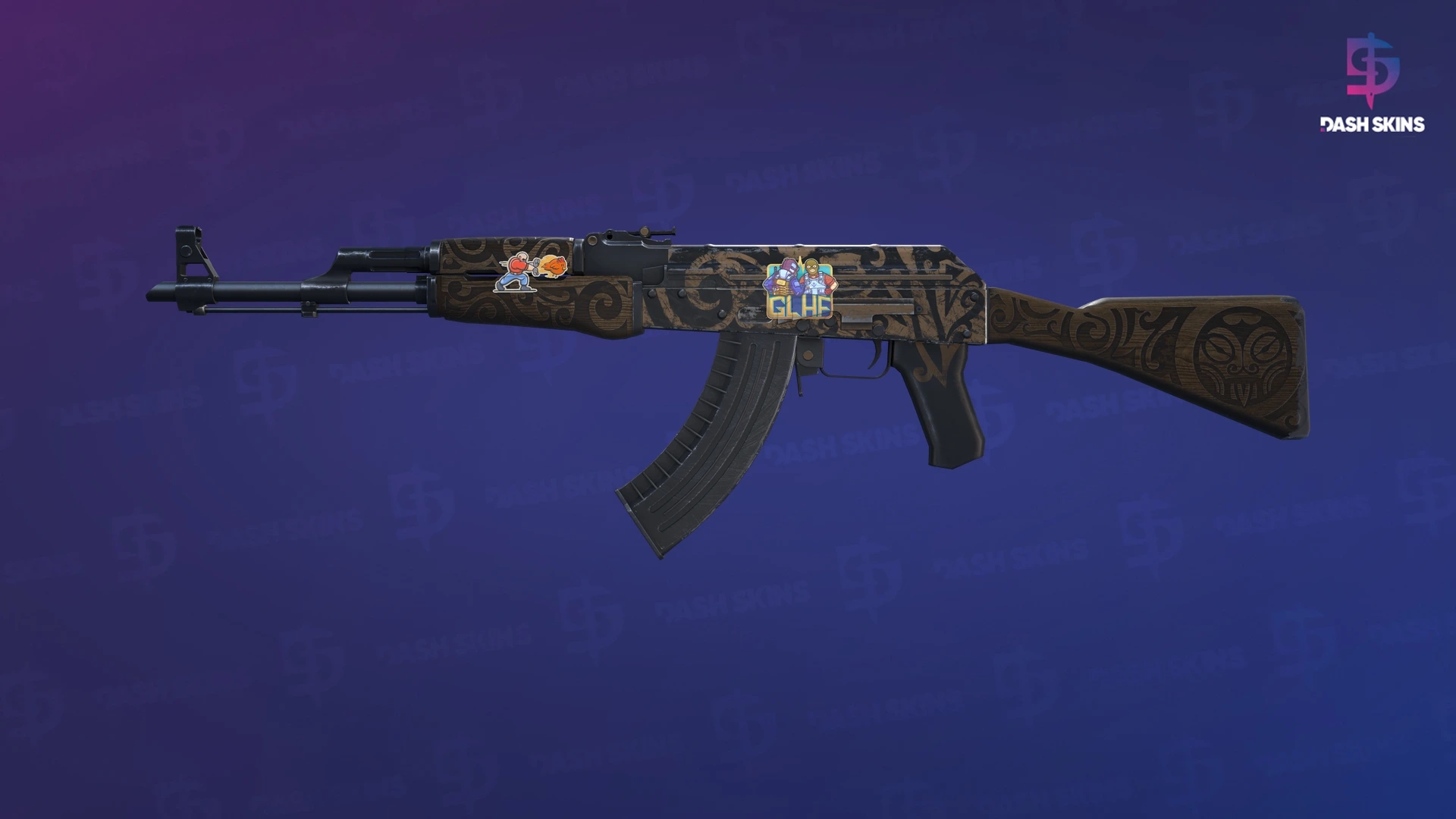 AK-47 | Uncharted (Field-Tested) Screenshot Playside