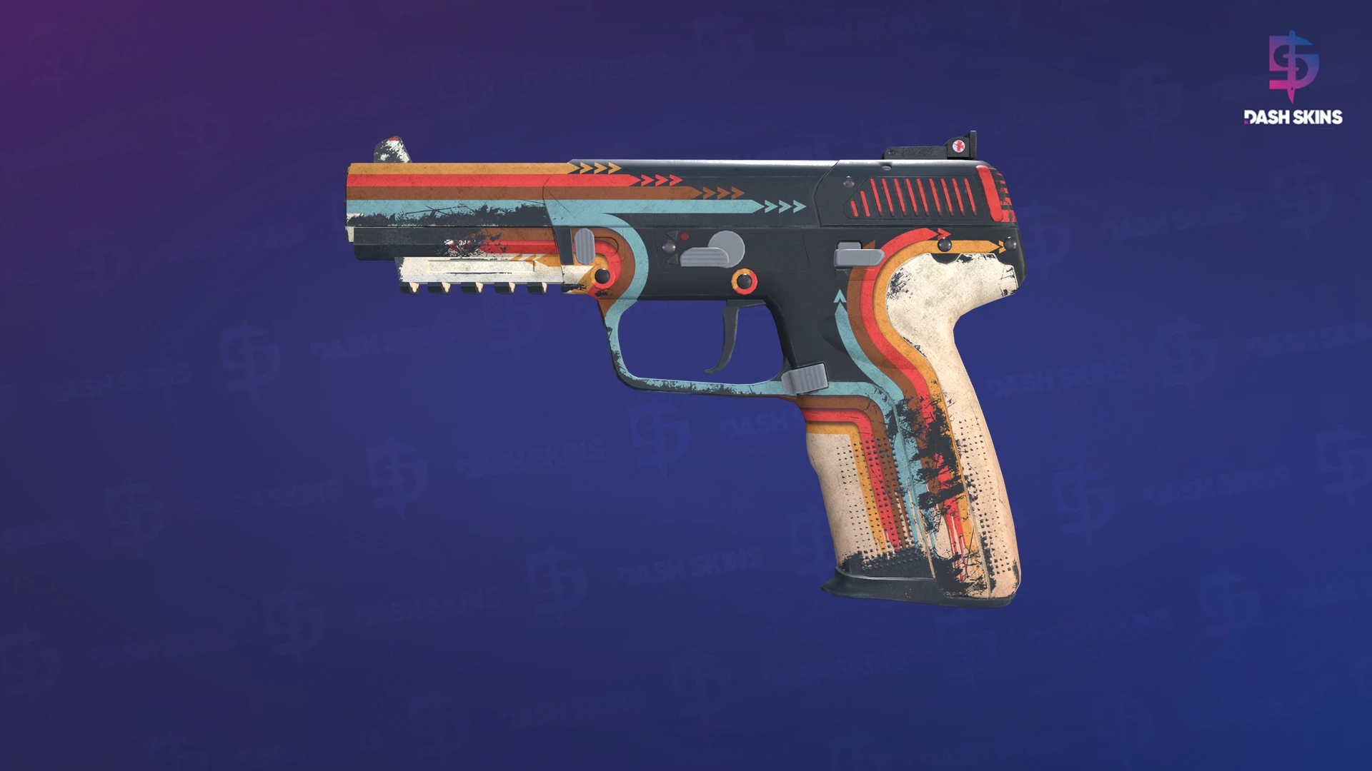 Five-SeveN | Retrobution (Battle-Scarred) Screenshot Playside