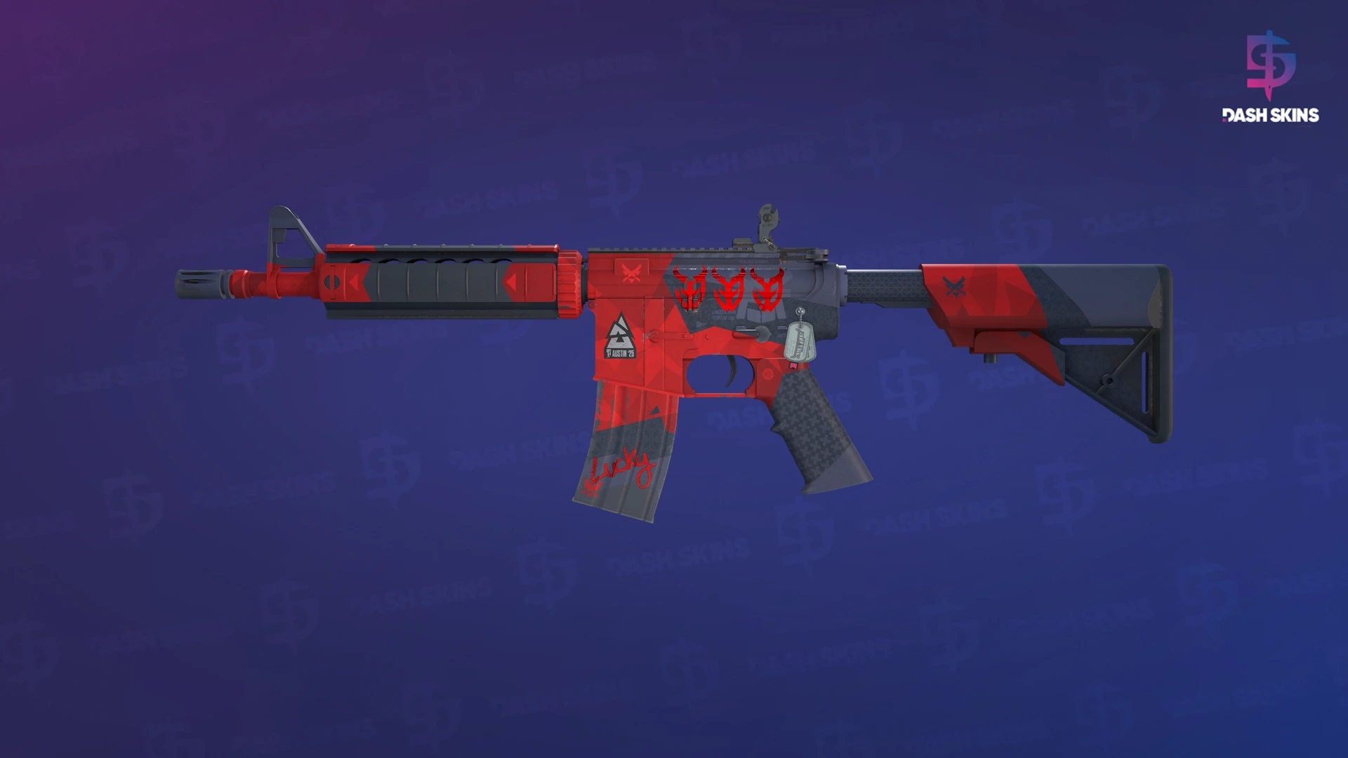 M4A4 | Evil Daimyo (Minimal Wear) Screenshot Playside