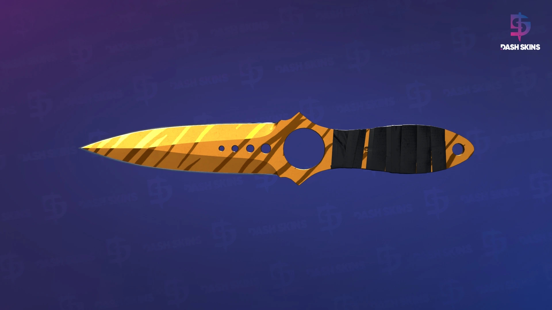 ★ Skeleton Knife | Tiger Tooth (Factory New) Screenshot Playside