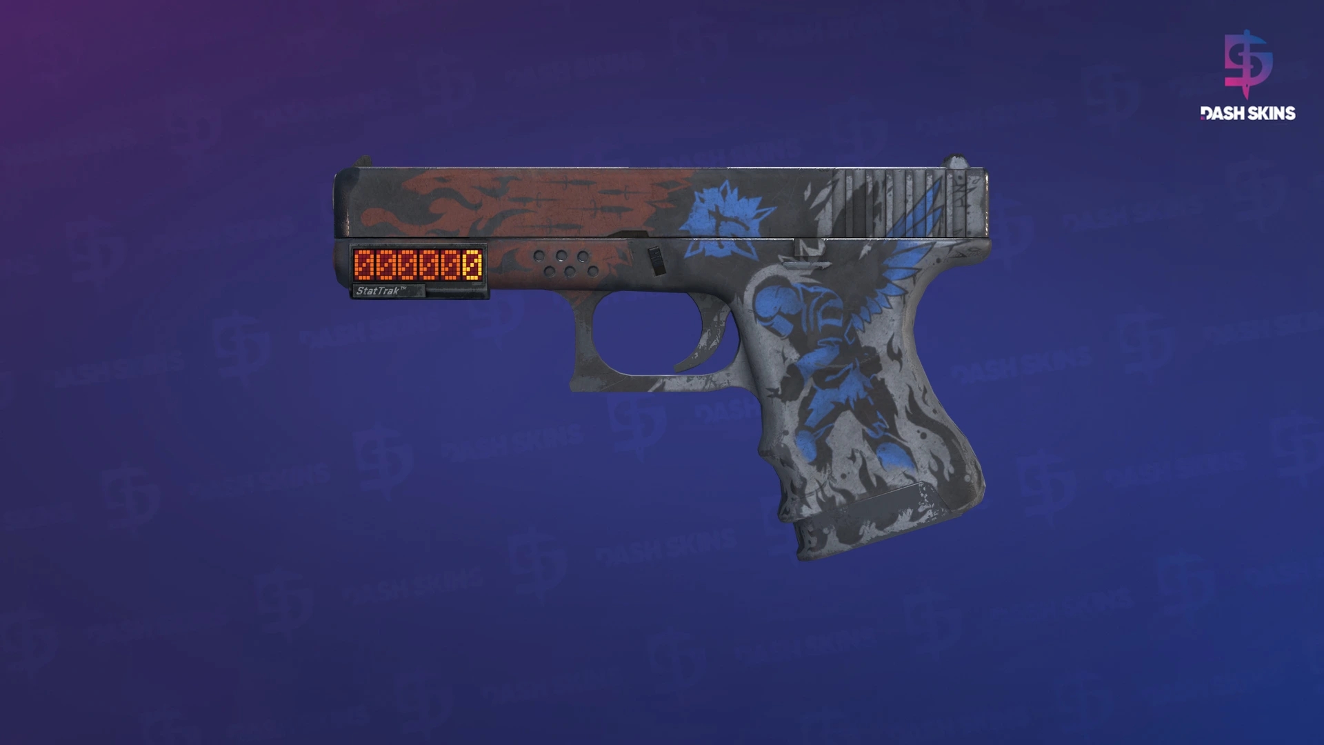 StatTrak™ Glock-18 | Sacrifice (Well-Worn) Screenshot Playside