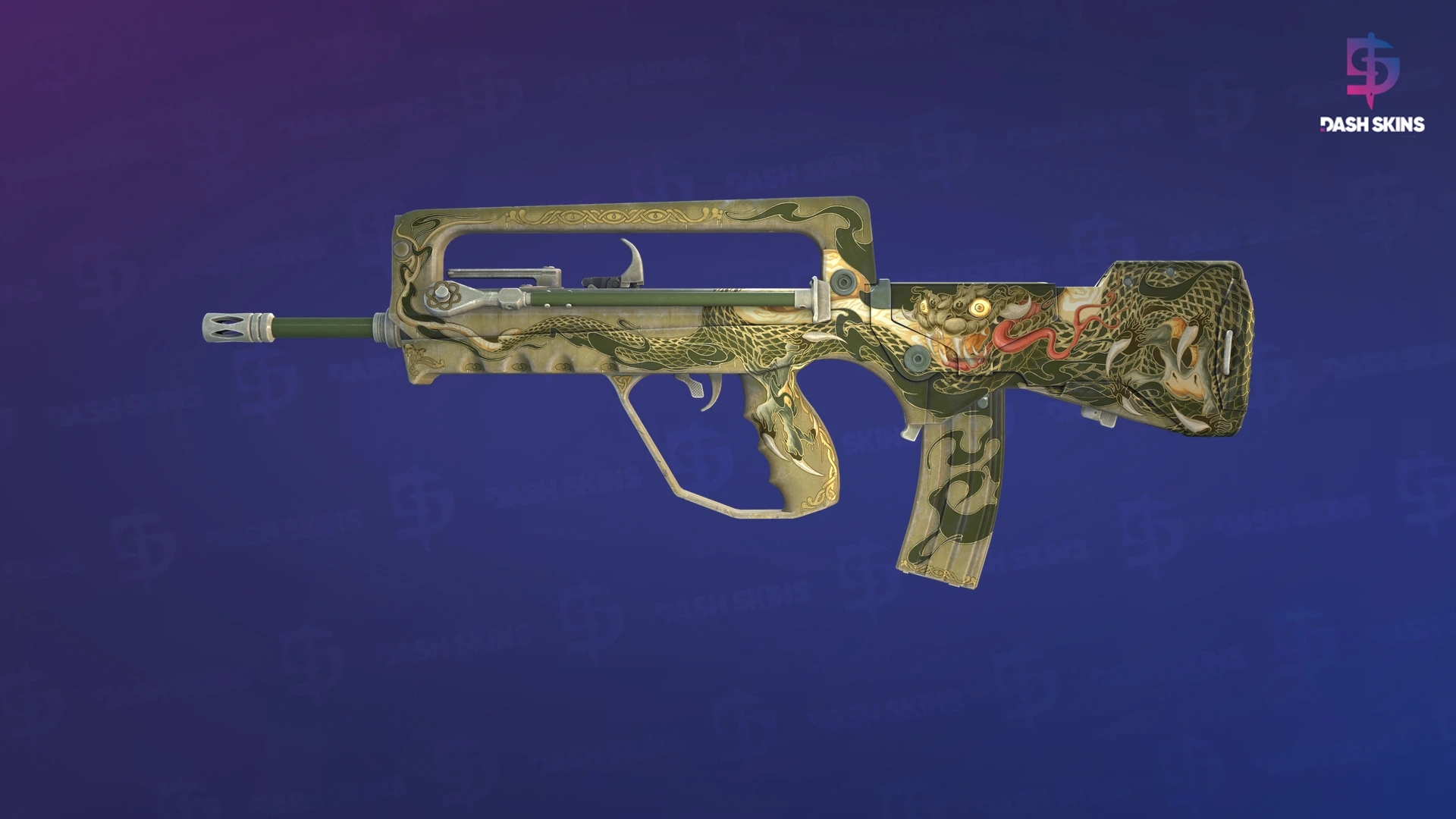 FAMAS | Snake Song (Factory New) Screenshot Playside