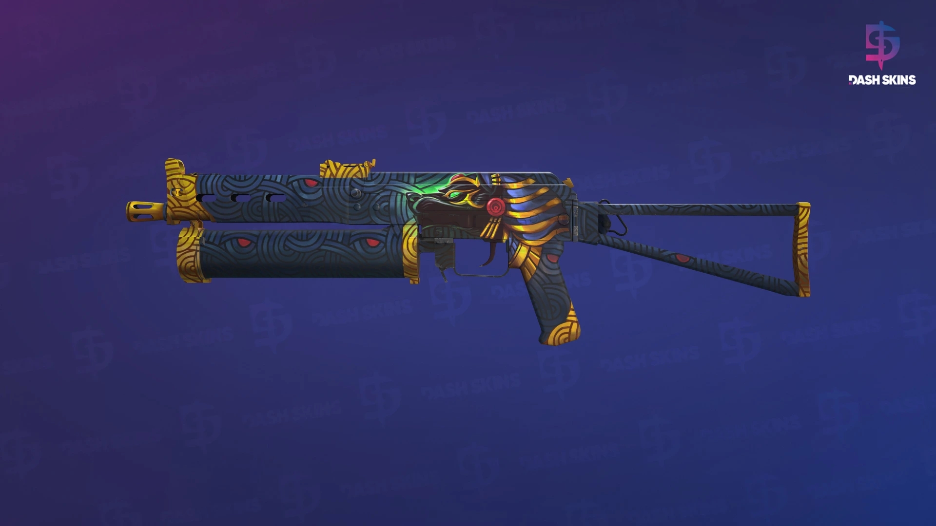 PP-Bizon | Judgement of Anubis (Factory New) Screenshot Playside