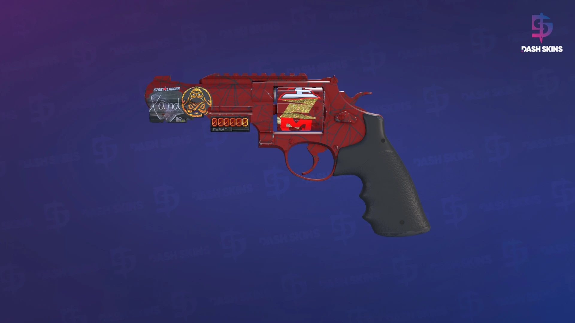 StatTrak™ R8 Revolver | Crimson Web (Minimal Wear) Screenshot Playside