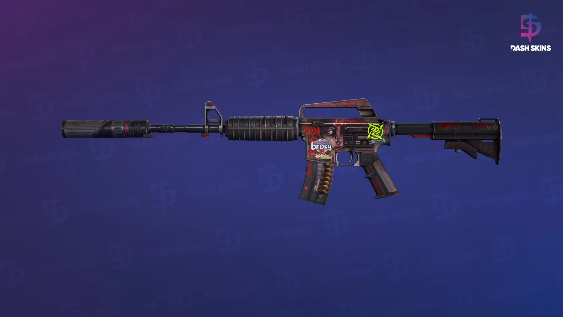 M4A1-S | Night Terror (Minimal Wear) Screenshot Playside