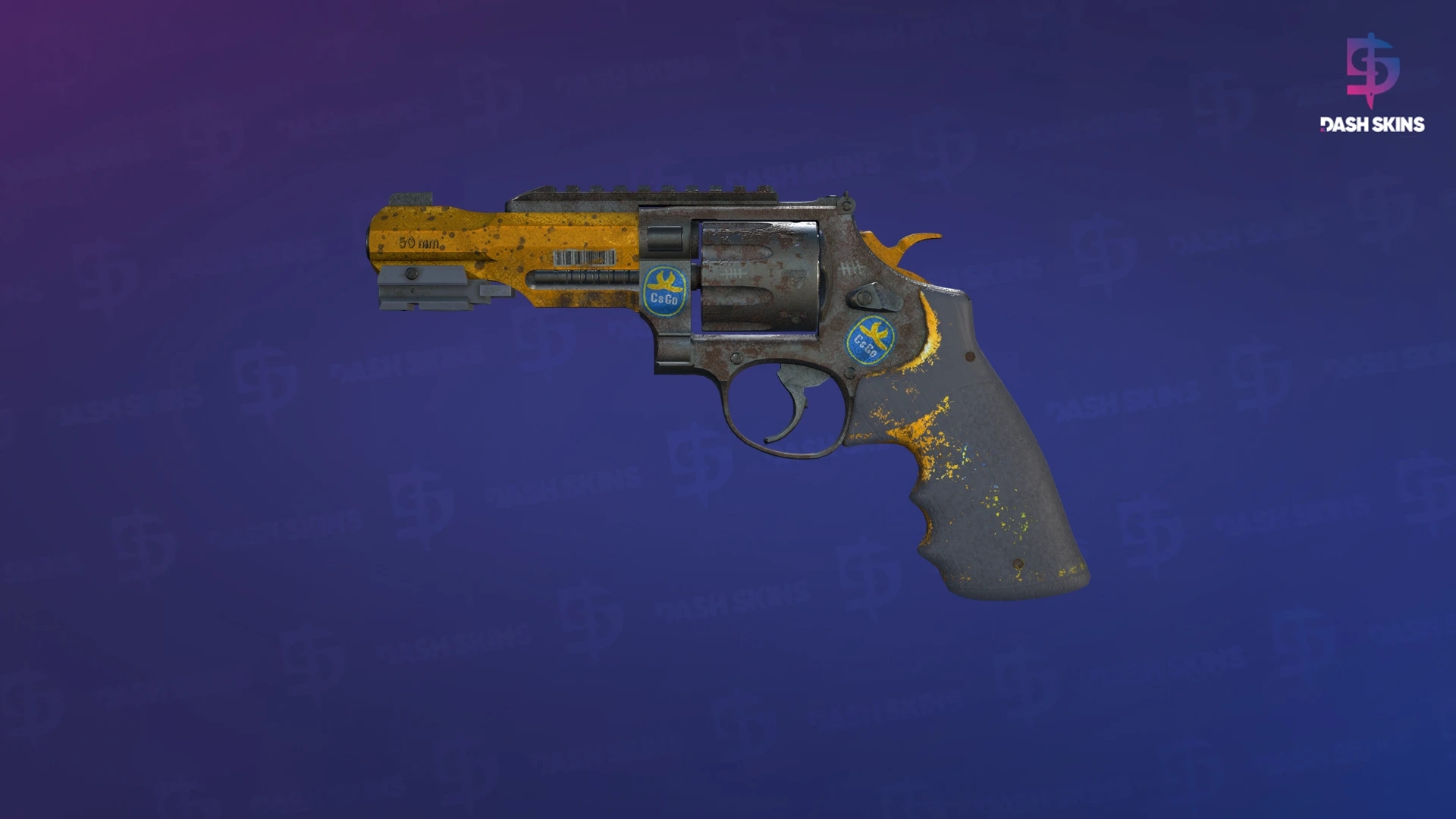 R8 Revolver | Banana Cannon (Battle-Scarred) Screenshot Playside