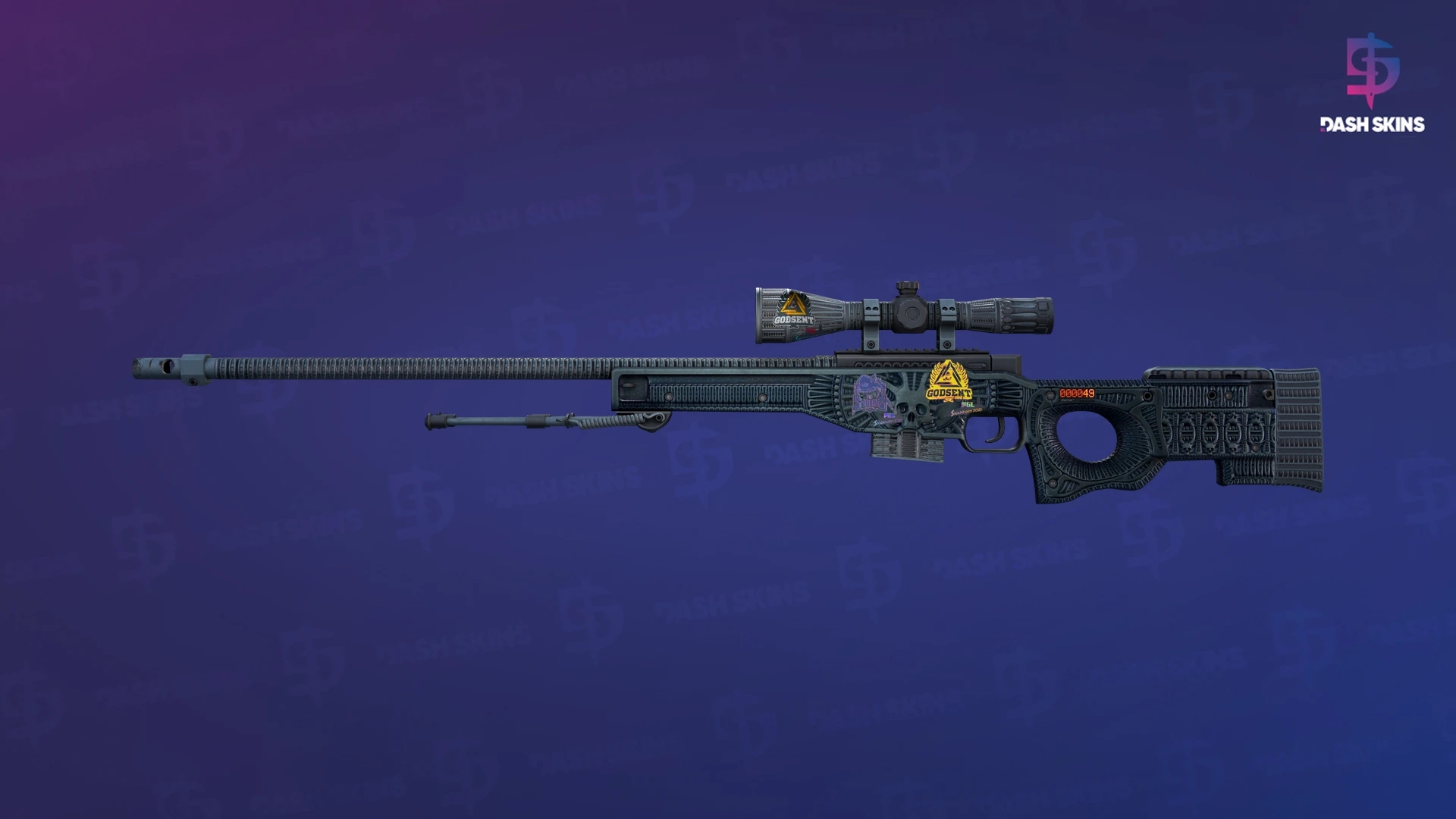 StatTrak™ AWP | Exoskeleton (Field-Tested) Screenshot Playside