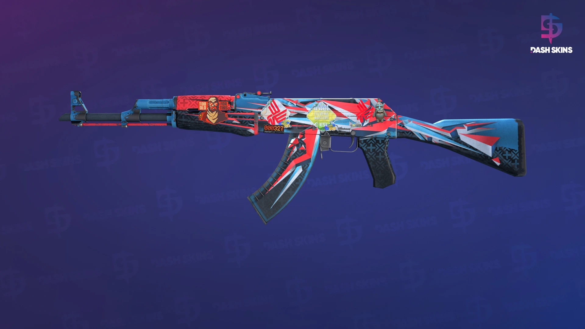 StatTrak™ AK-47 | Point Disarray (Field-Tested) Screenshot Playside
