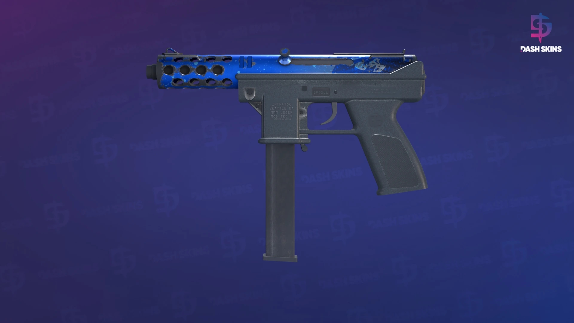 Tec-9 | Ice Cap (Field-Tested) Screenshot Playside