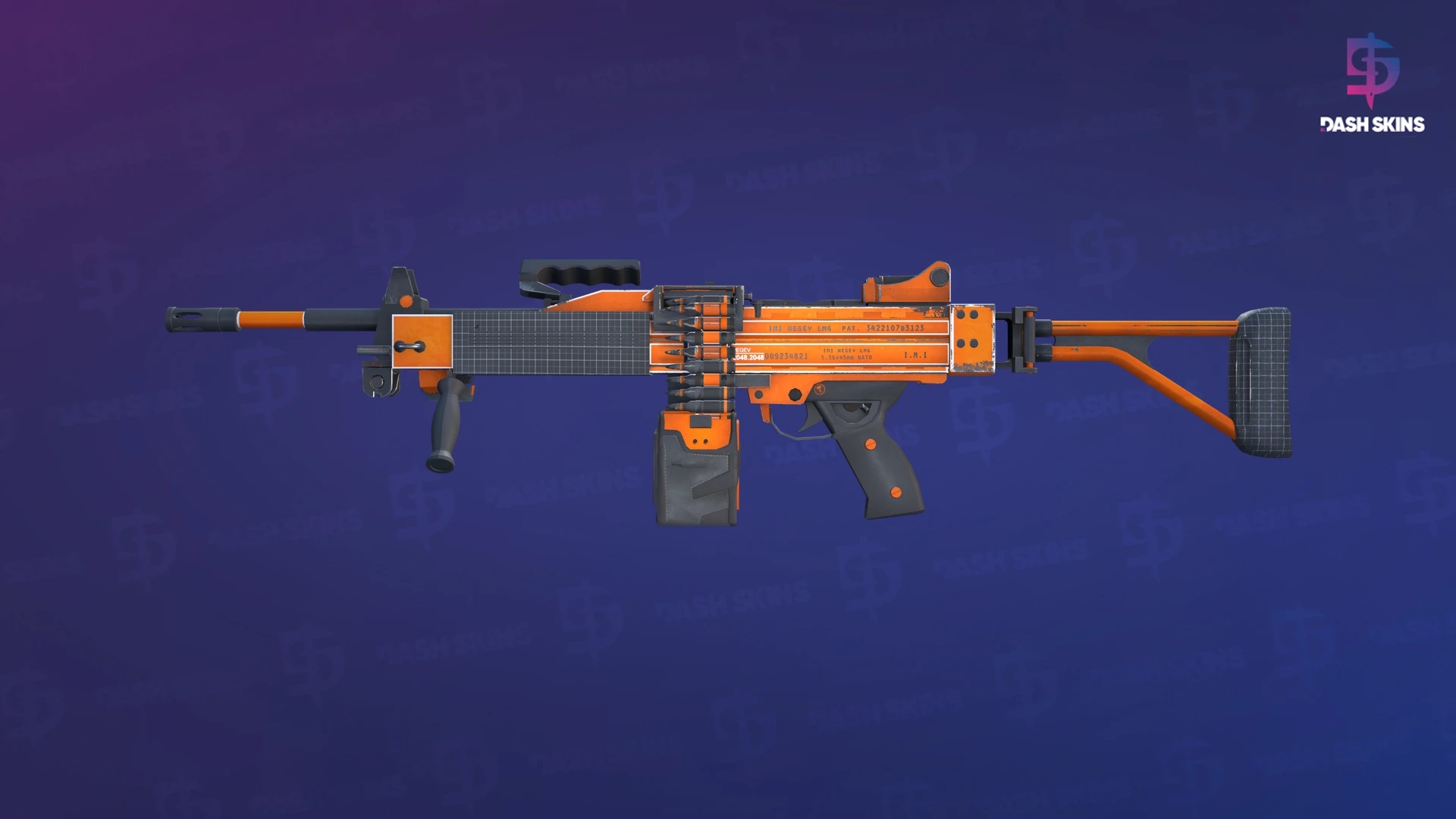 Negev | dev_texture (Factory New) Screenshot Playside