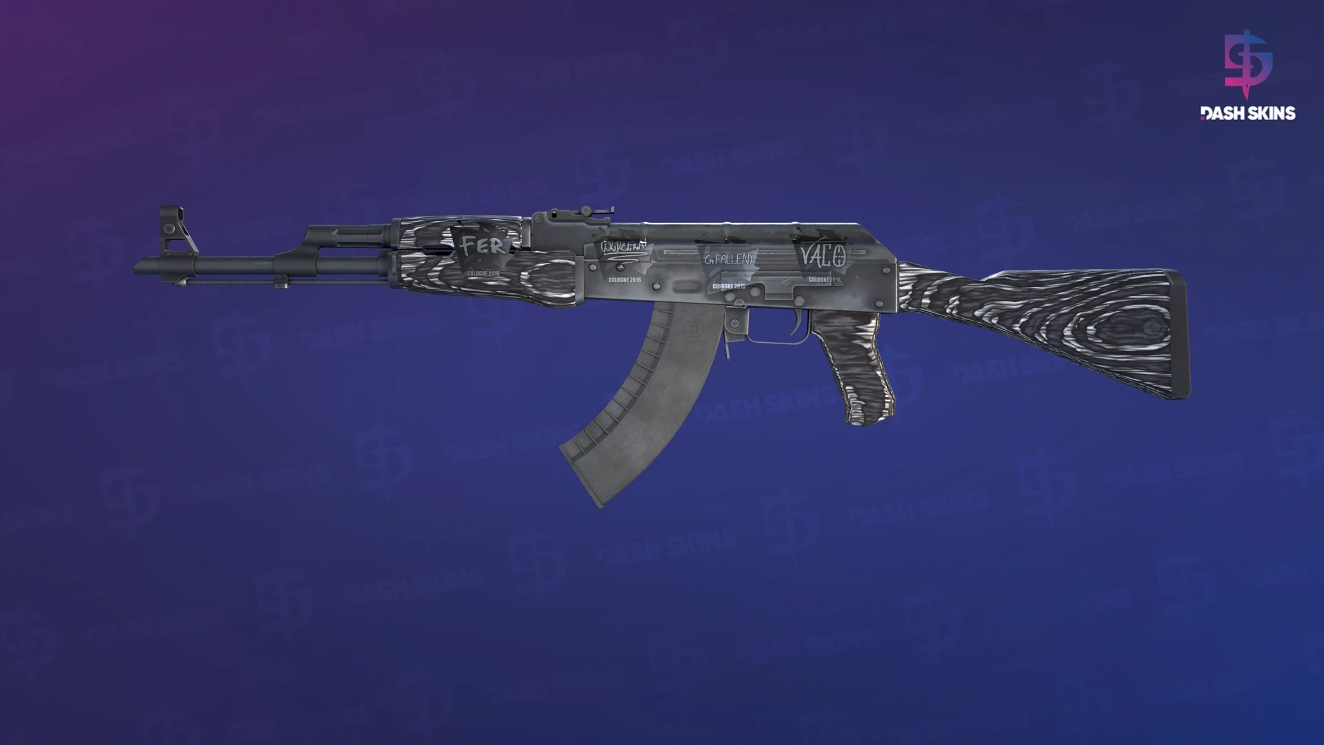 AK-47 | Black Laminate (Minimal Wear) Screenshot Playside