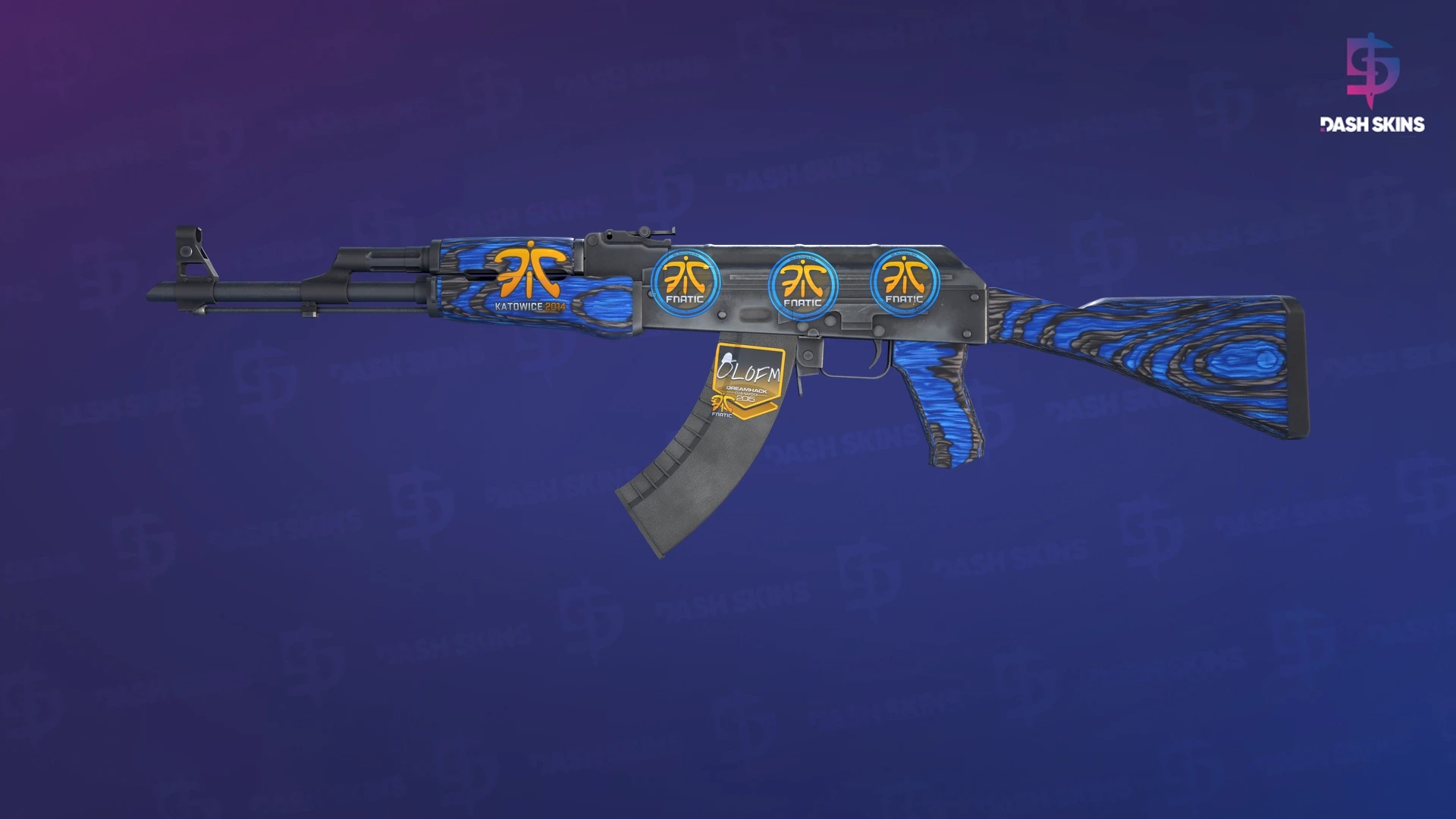 AK-47 | Blue Laminate (Factory New) Screenshot Playside