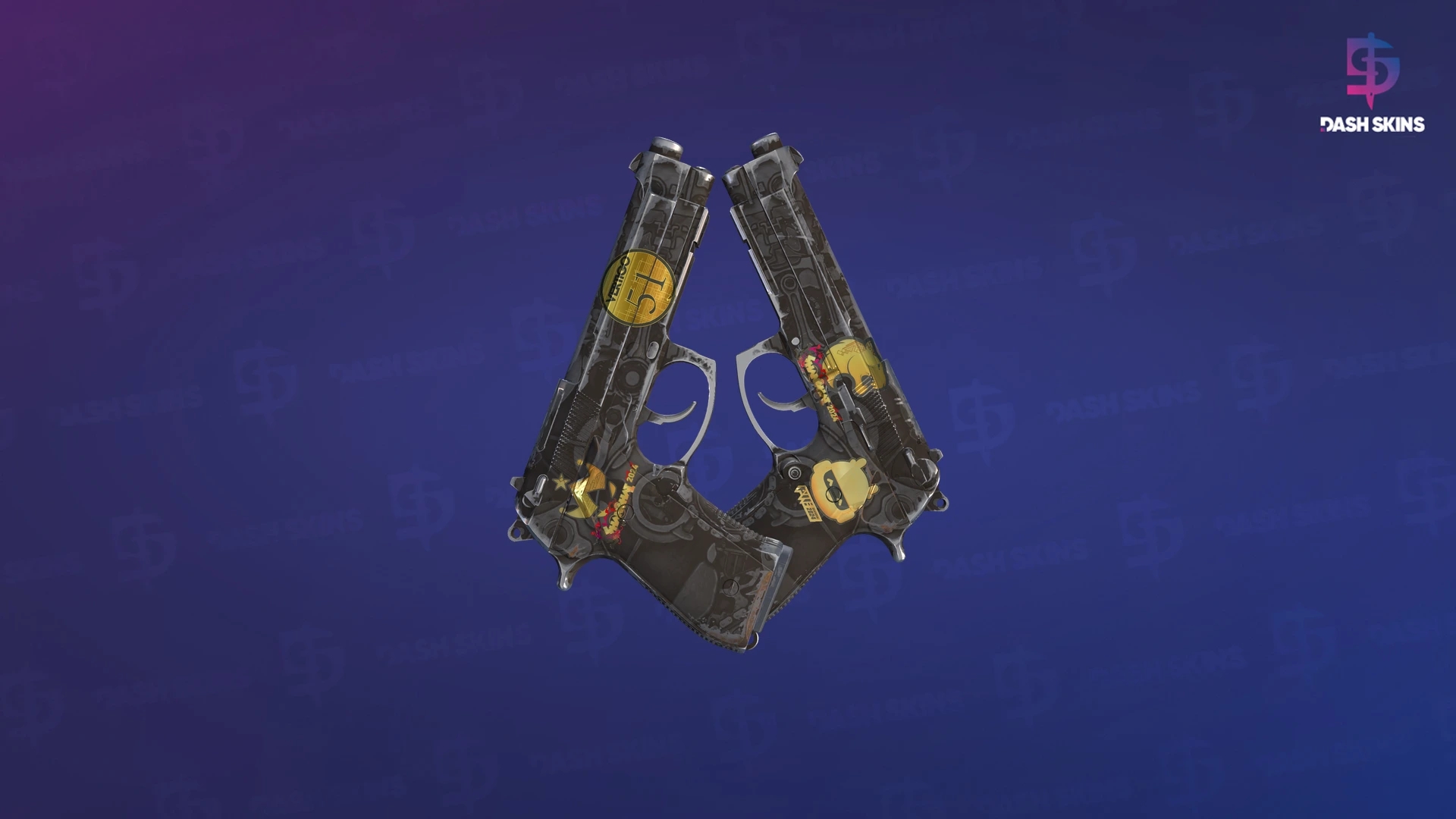 Souvenir Dual Berettas | Oil Change (Field-Tested) Screenshot Playside