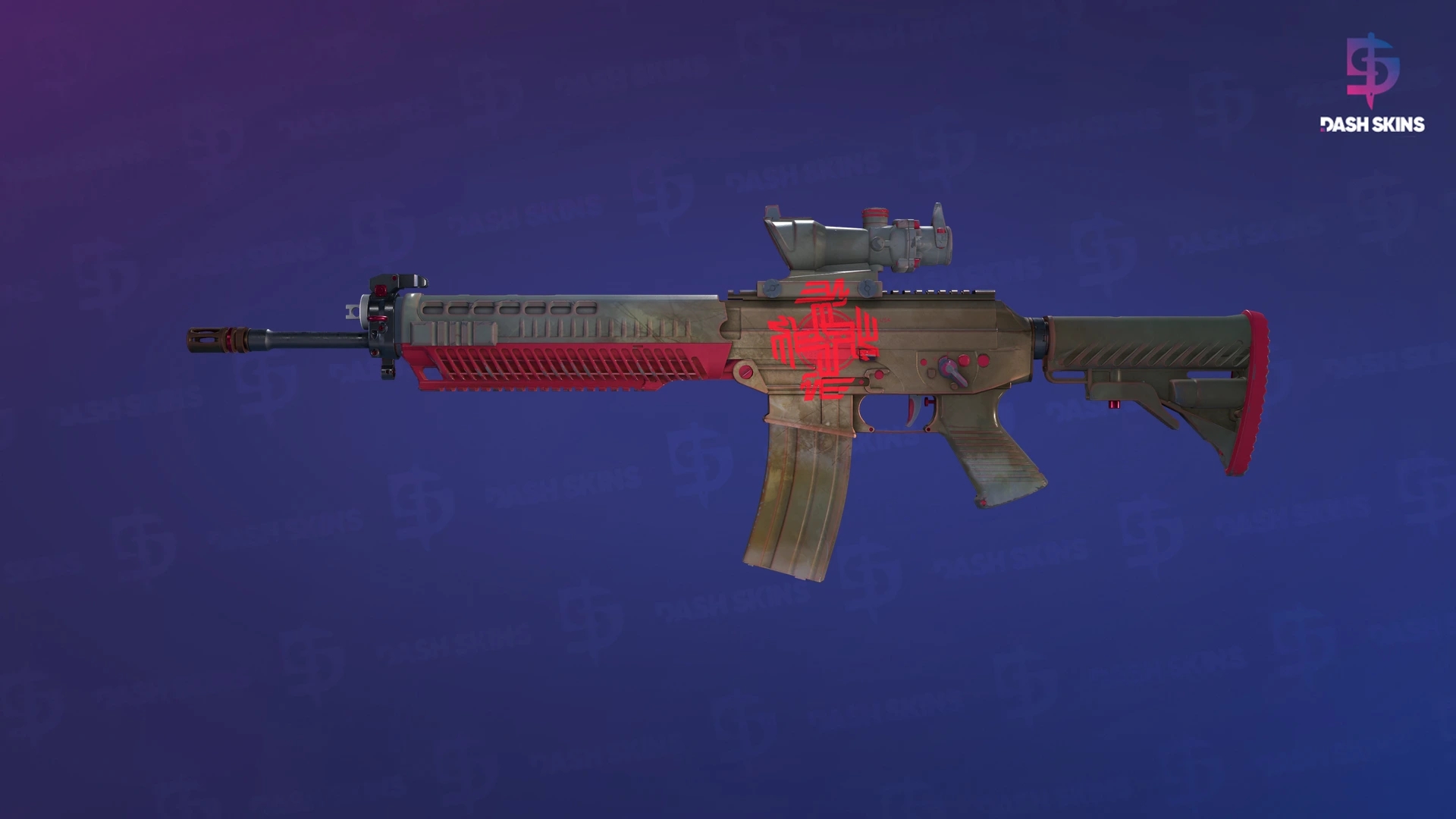 SG 553 | Berry Gel Coat (Minimal Wear) Screenshot Playside