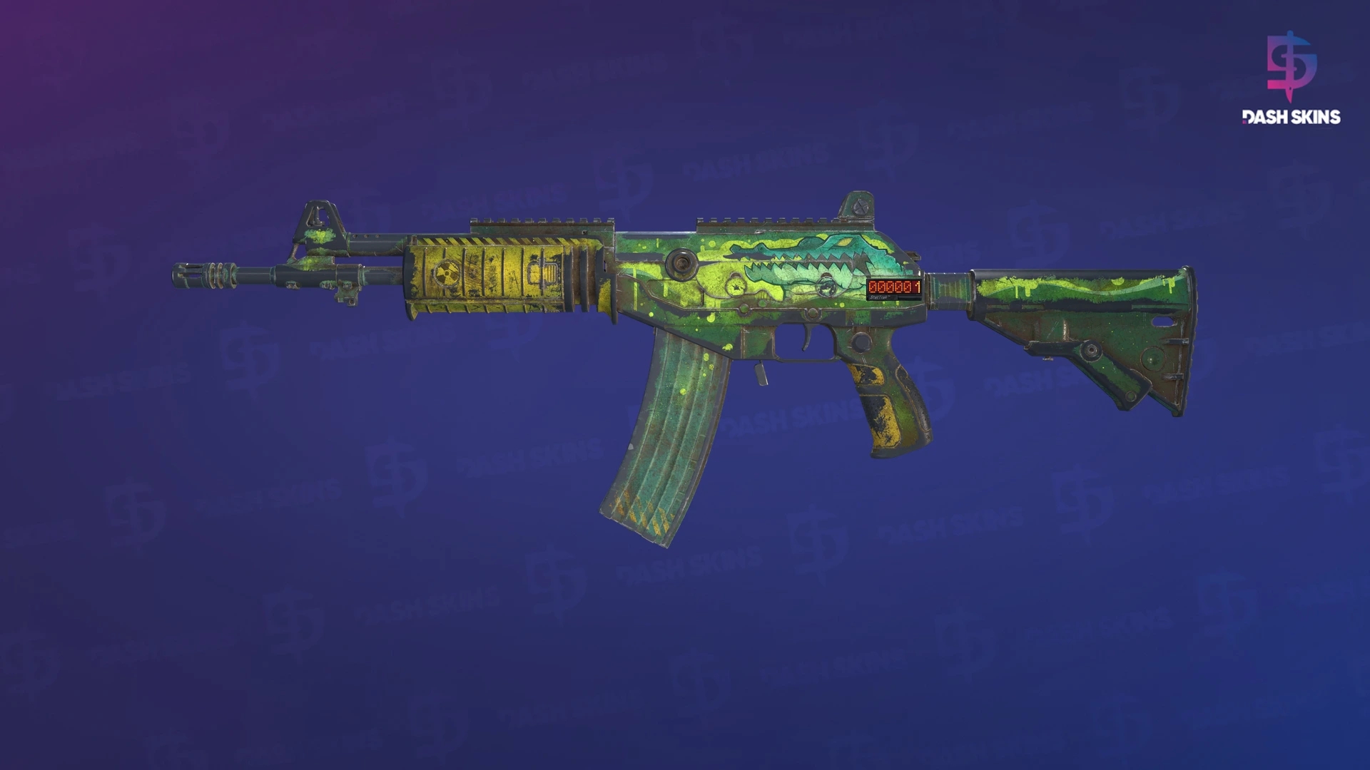 StatTrak™ Galil AR | Galigator (Battle-Scarred) Screenshot Playside