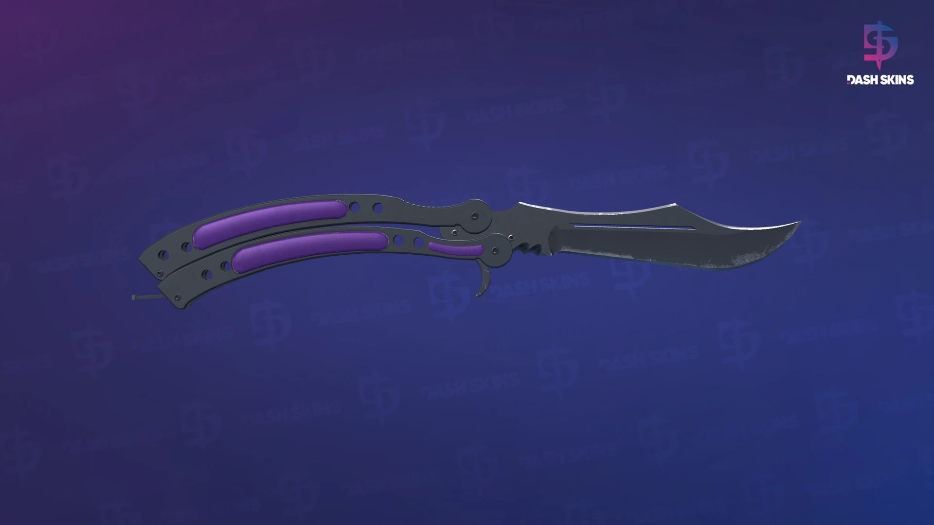 ★ Butterfly Knife | Ultraviolet (Field-Tested) Screenshot Playside