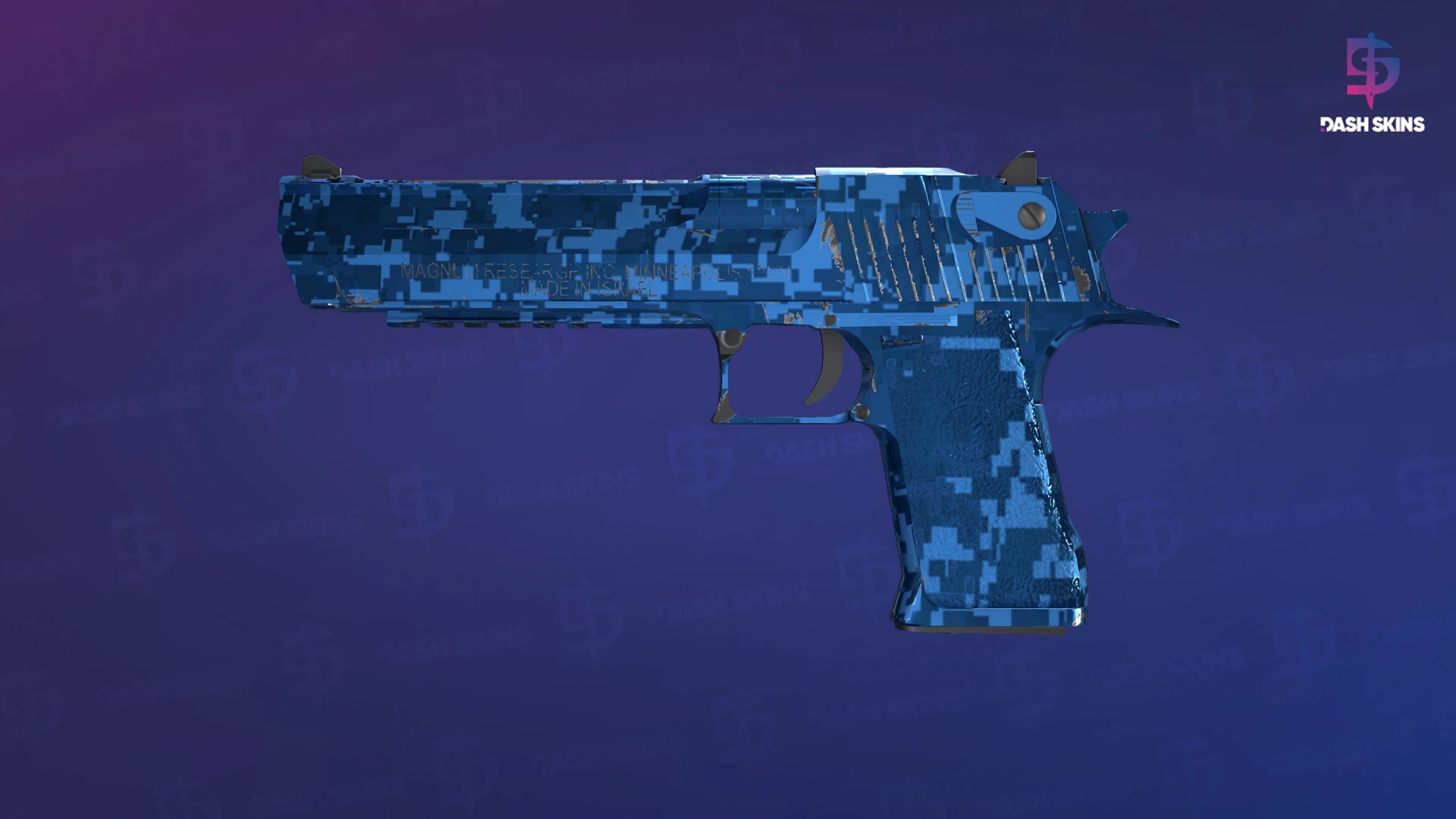 Desert Eagle | Cobalt Disruption (Minimal Wear) Screenshot Playside